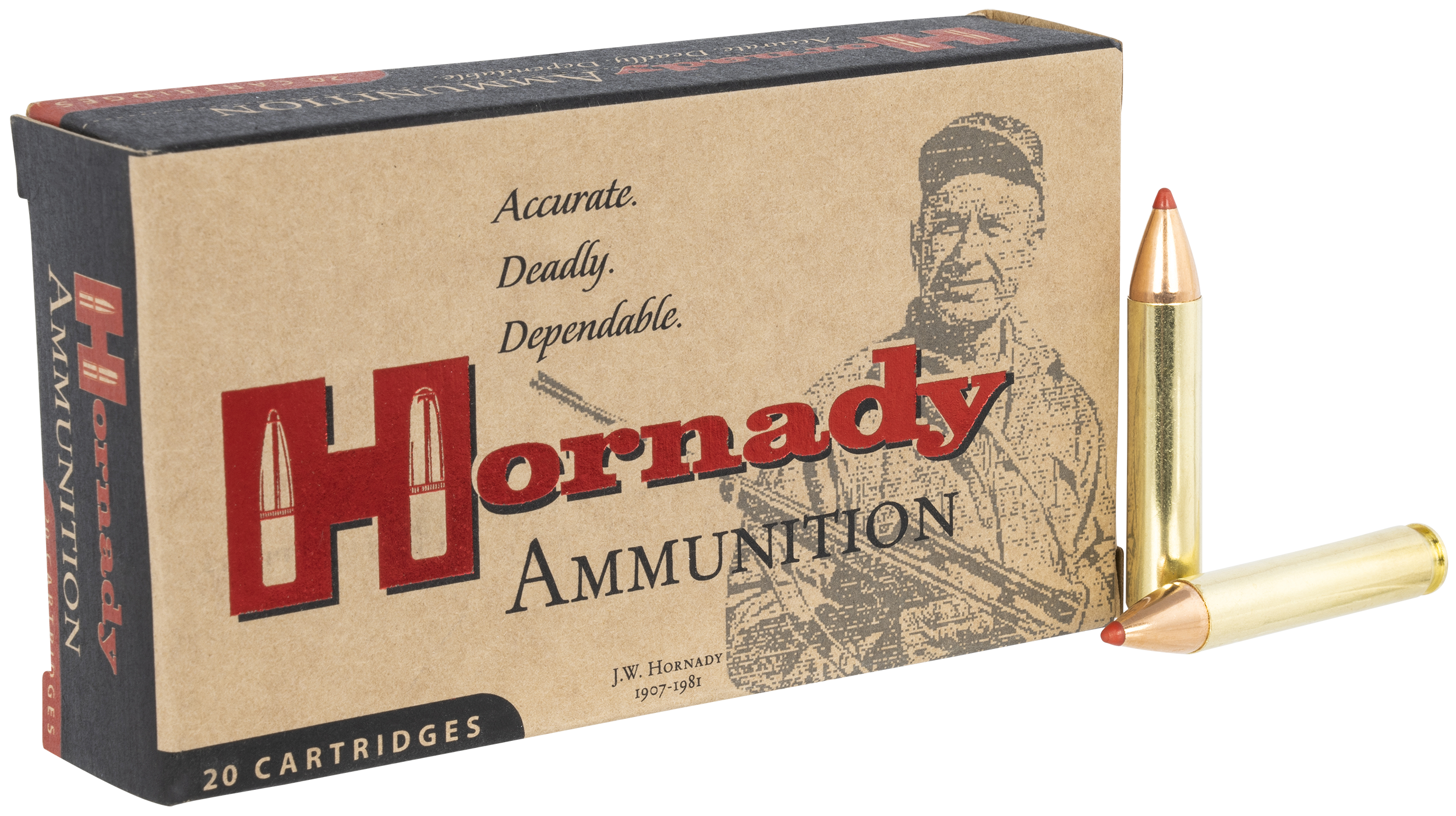 Hornady, Custom Rifle Ammo, 350 Legend, Flex Tip Expanding, 165 Grain, 20 Rounds