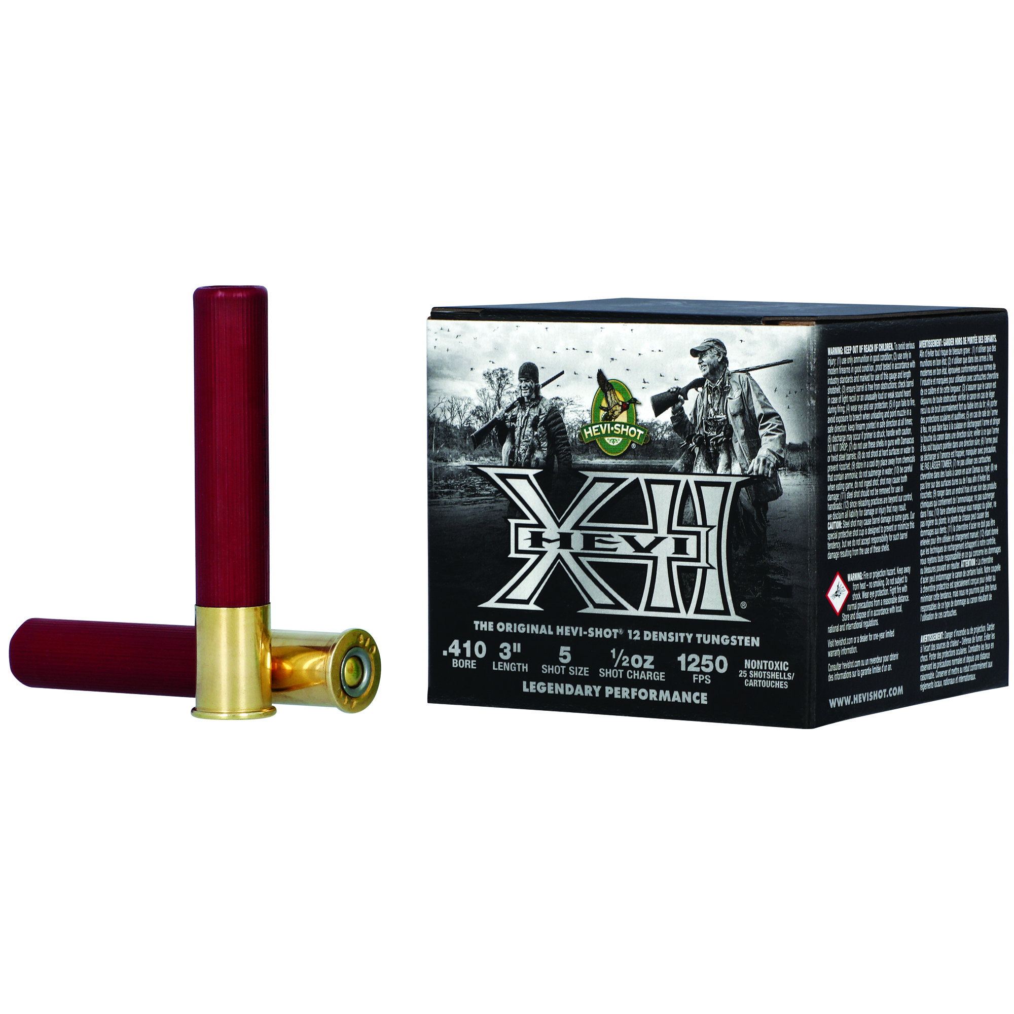 HEVI-Shot HS54105 HEVI-XII  410Gauge 3" 1/2oz Tungsten 5Shot 25 Rounds
