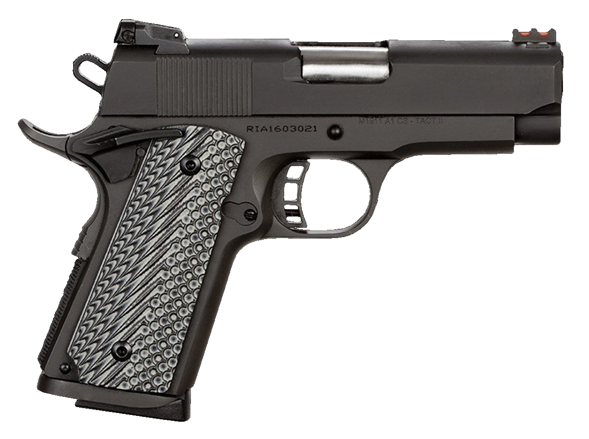 Armscor Rock Ultra CS-L 1911 Pistol 45 ACP 3.6 in 7 Rounds Gray G10 Grip