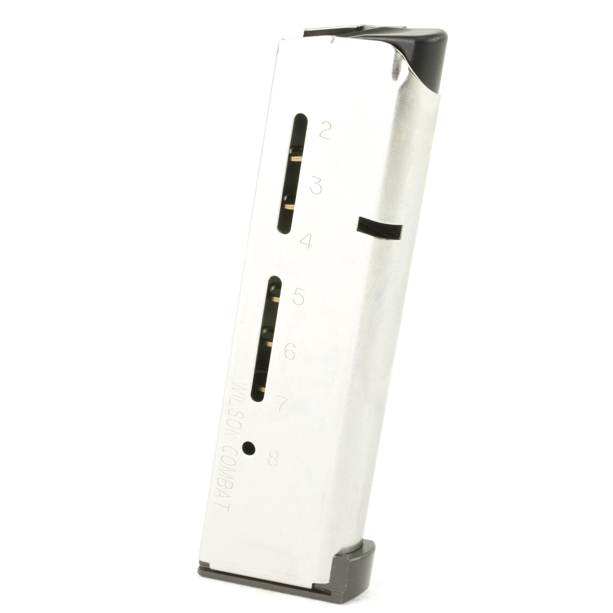 Wilson Combat 500CHD ETM 8rd Magazine 45 ACP+P Stainless Steel for 1911