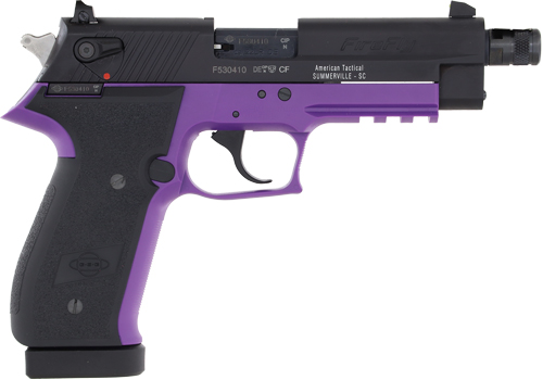 GSG Firefly Pistol 22 LR. 4.9 in. Purple Threaded 13 rd.