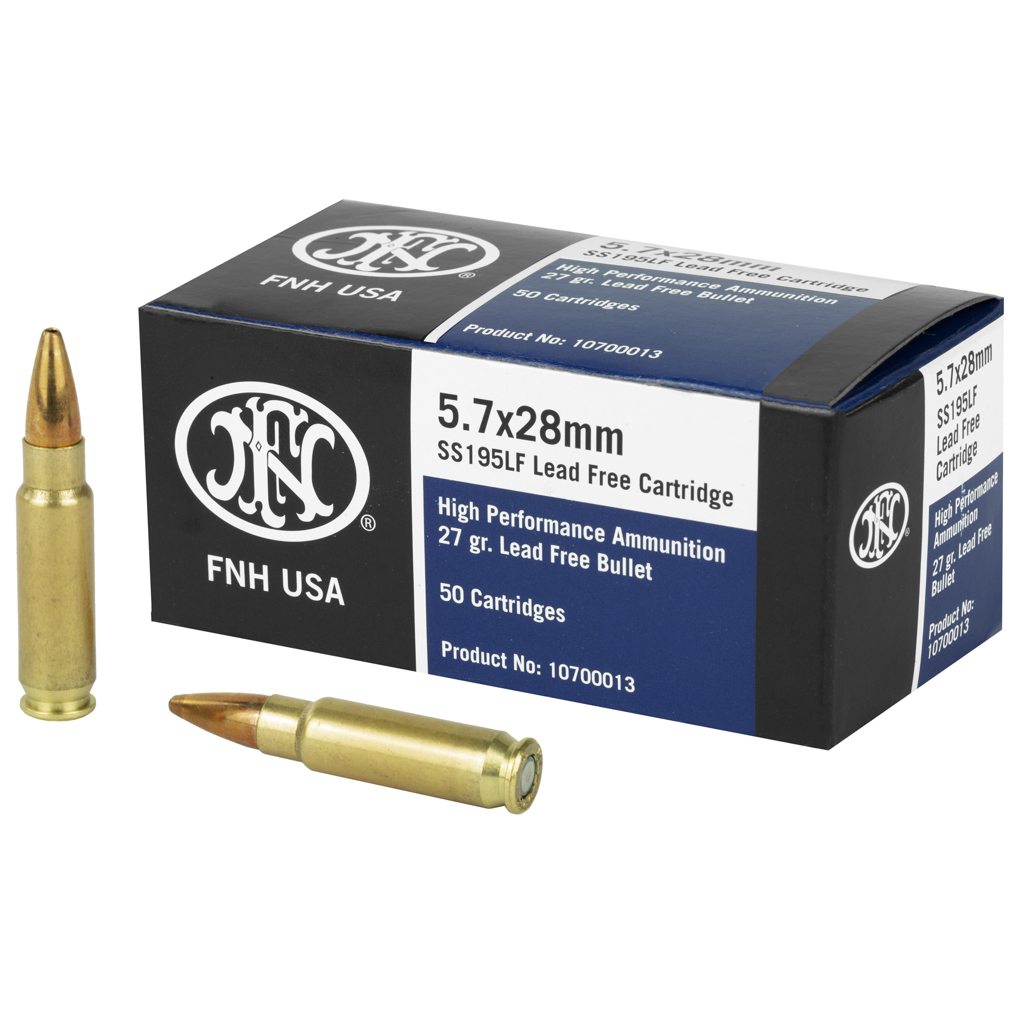FN High Performance 5.7x28mm Lead Free Hollow Point 27 Grain 50 Rounds