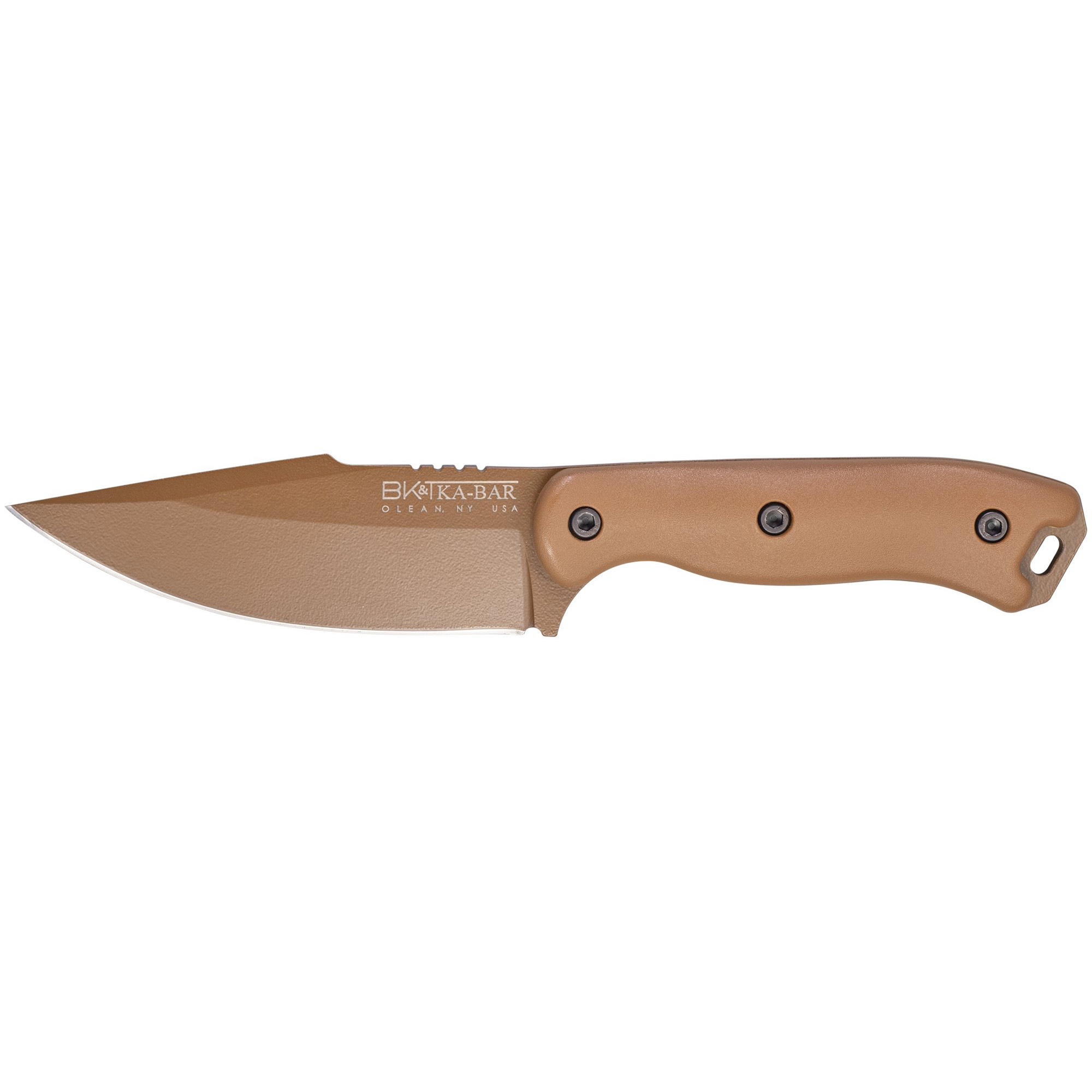 Ka-Bar Becker Harpoon Fixed Knife 4-5/8" Harpoon Blade Brown