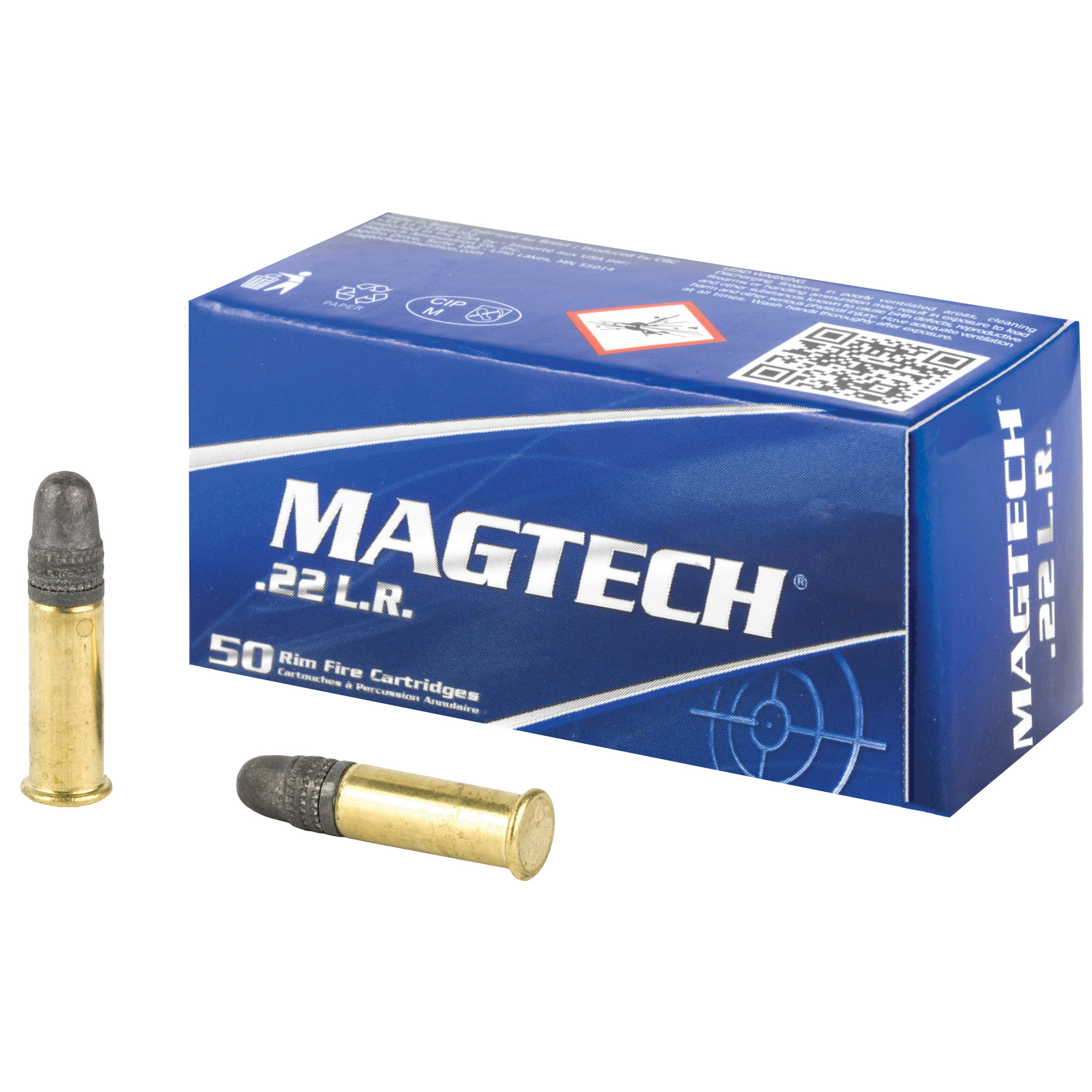 Magtech Bulk 22 Long Rifle Lead Round Nose 40 Grain 5000 Rounds