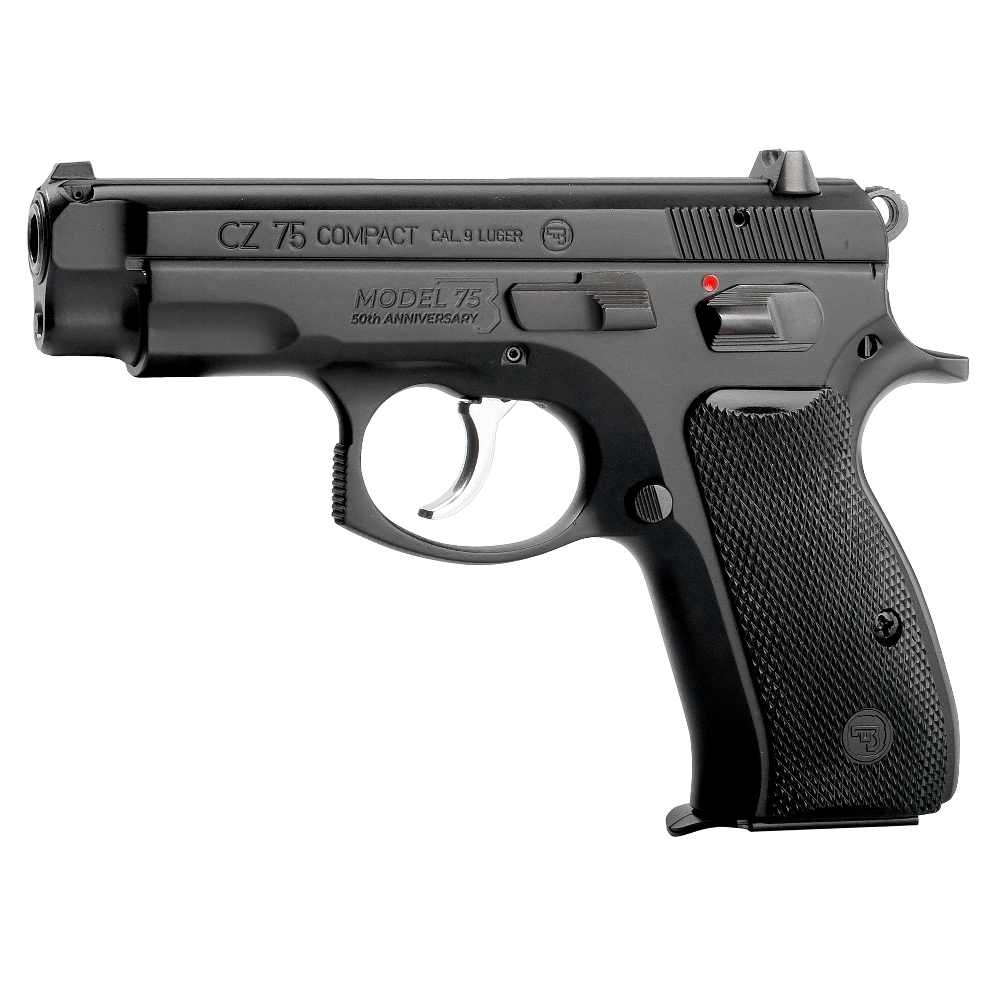 CZ CZ 75 Compact 50th Anniv Elite 9mm Luger 3.75 in 15 rounds Blued