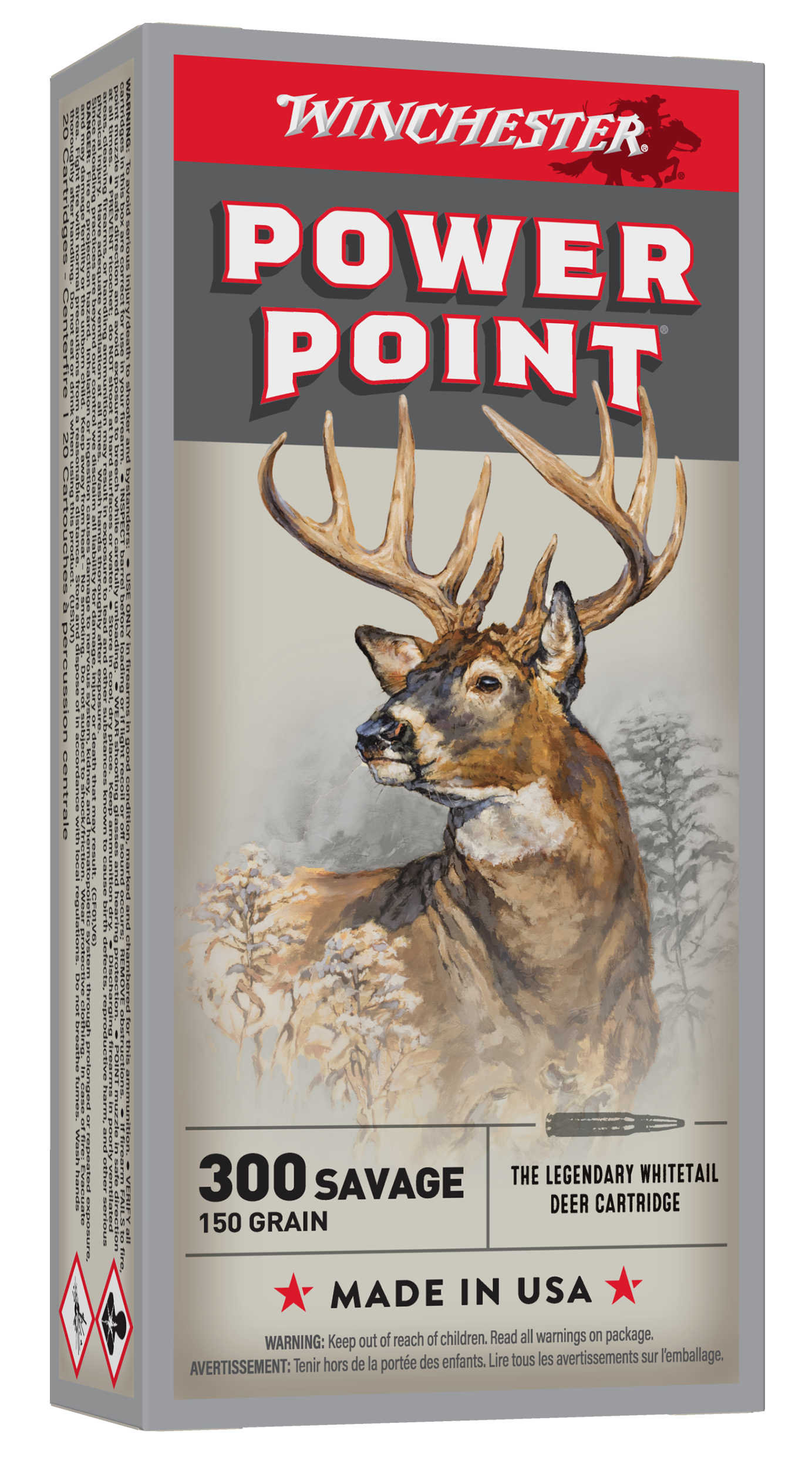 Winchester Super-X 300 Savage Power-Point 150 Grain 20 Rounds