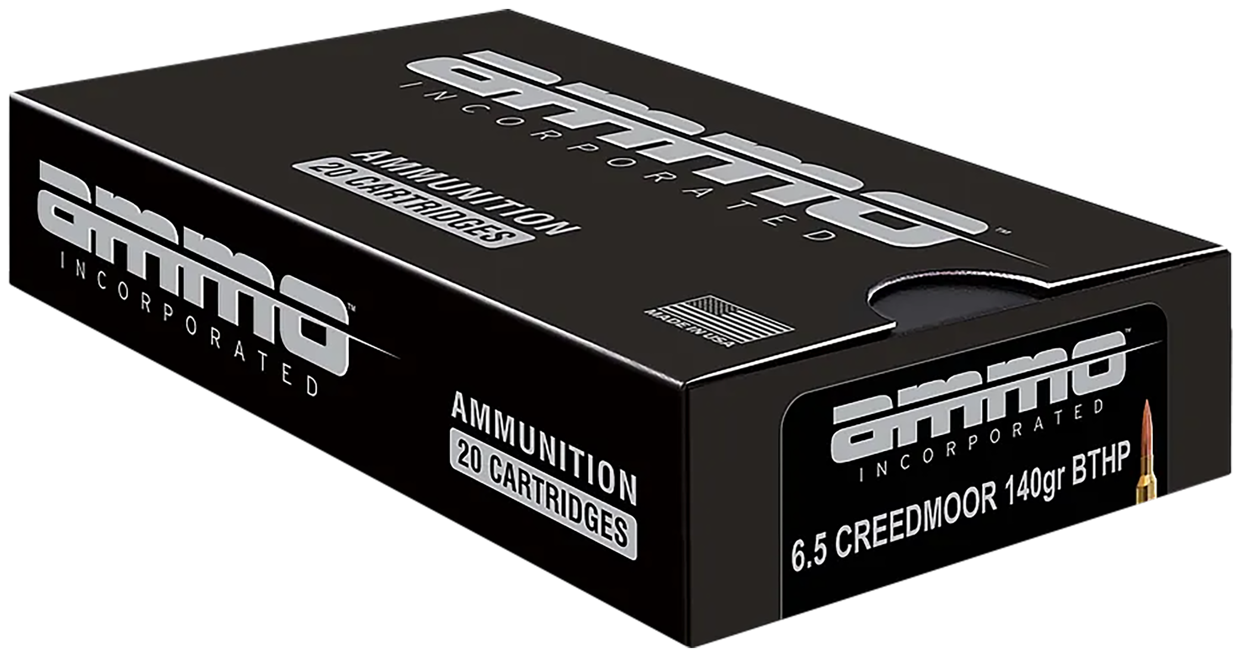 Ammo Inc Signature Match 6.5 Creedmoor Rifle Ammo - 140 Grain | BTHP | 20rd Box