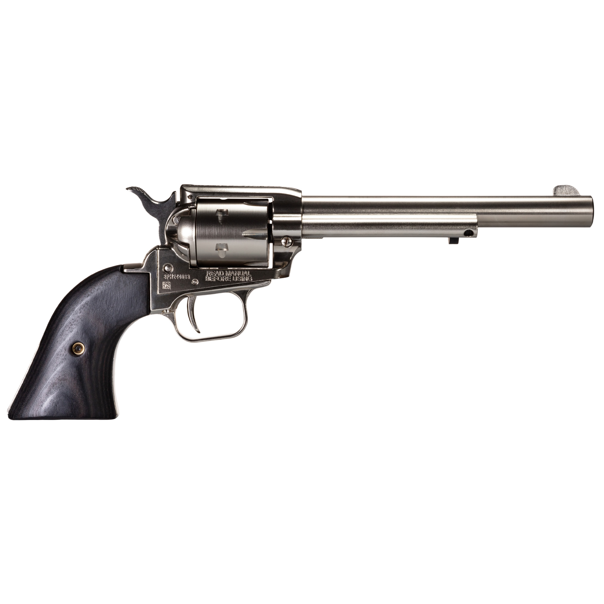 Heritage Rough Rider 22 Long Rifle 6.5 inch 6 Shot Nickel Finish Polystar Grip