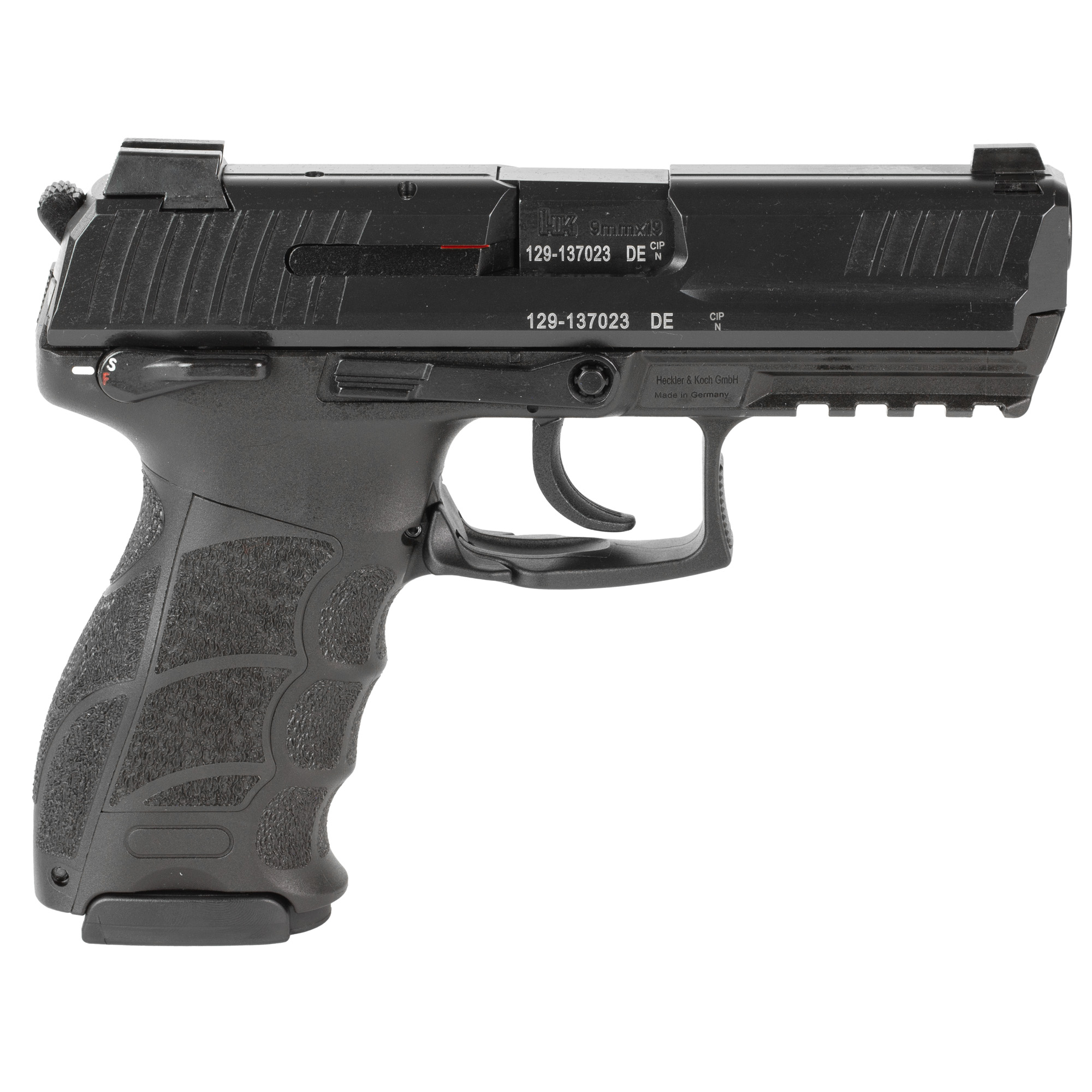 Heckler & Koch P30S V3 9mm 3.85 Barrel 17 Rounds Polymer Night Sights Ambidextrous