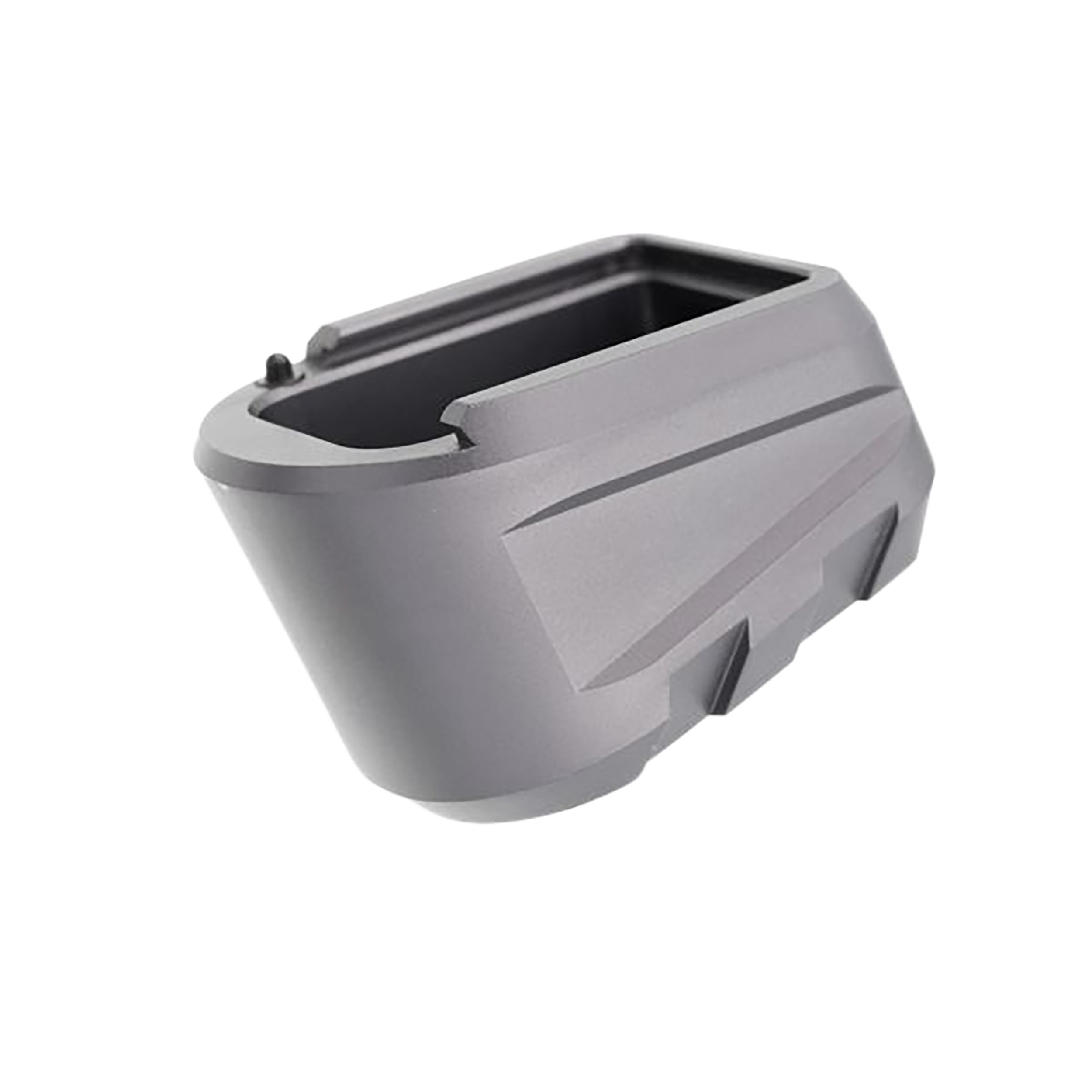 Tyrant CNC P365-XMacro Magazine Extension 9mm 6061 Aluminum Gray 20 Round Capacity