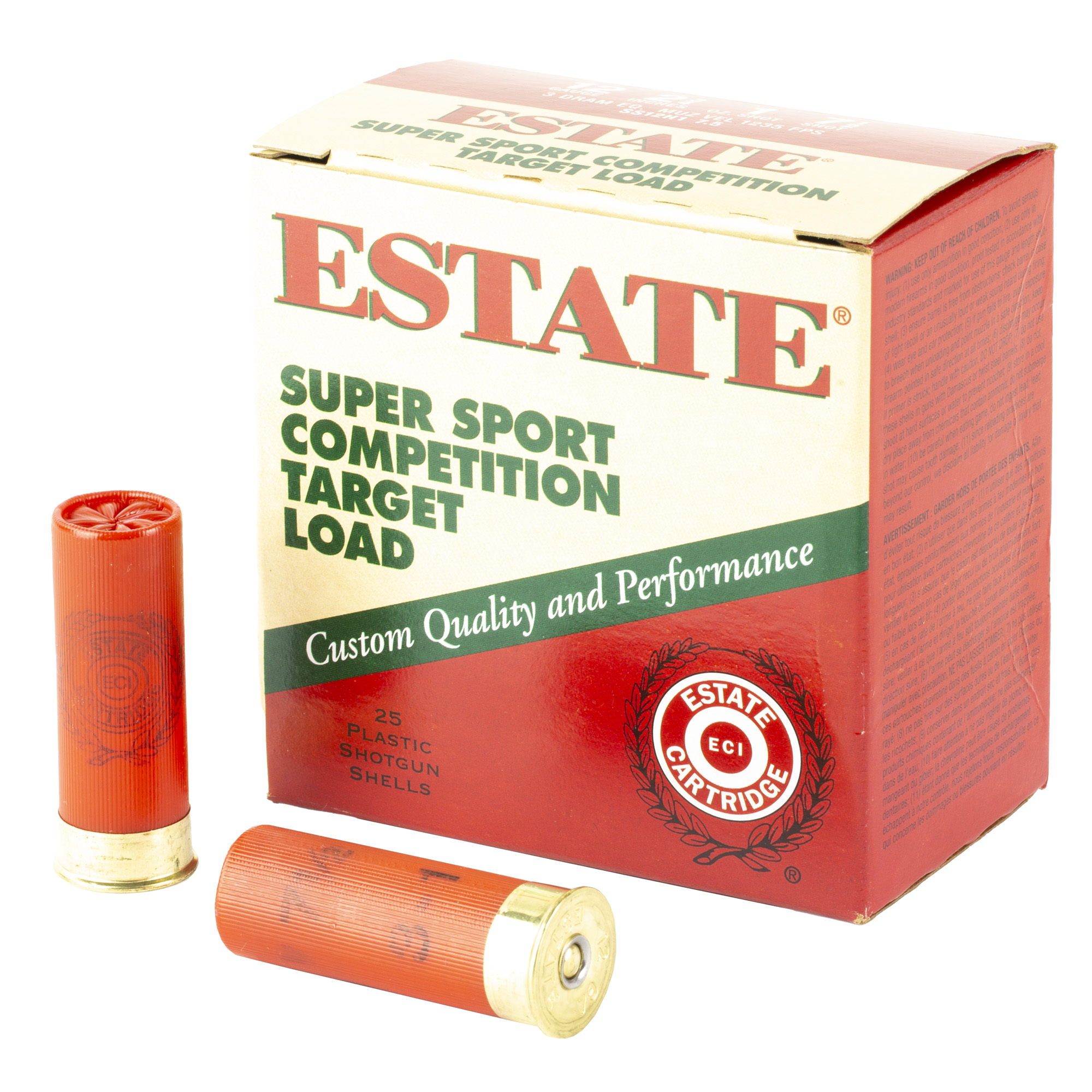 Federal Estate Super Sport 12 Gauge 7.5 Shot 1 Ounce 25 Rounds