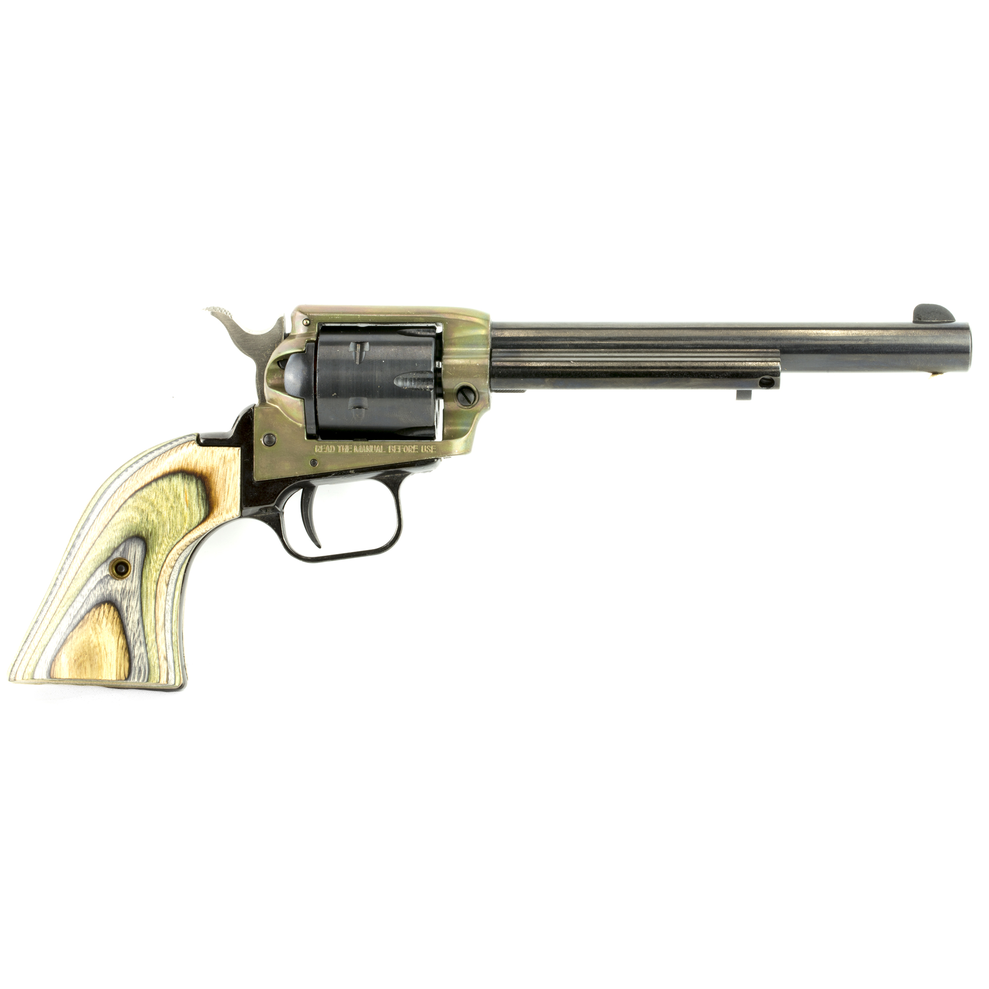 Heritage Rough Rider 22 Long Rifle 6.5in 6rd Simulated Case Hardened Camo Grips
