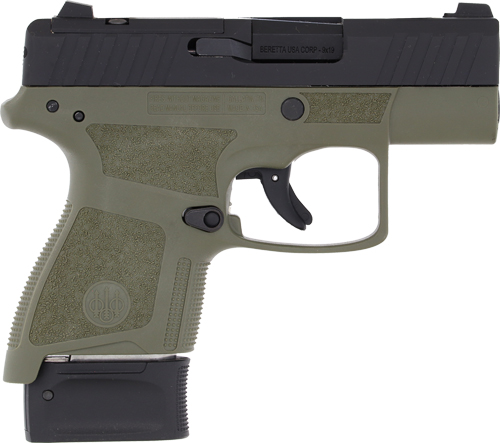 Beretta APX A1 Carry 9mm Luger 3in 8 Rounds OD Green Polymer Frame