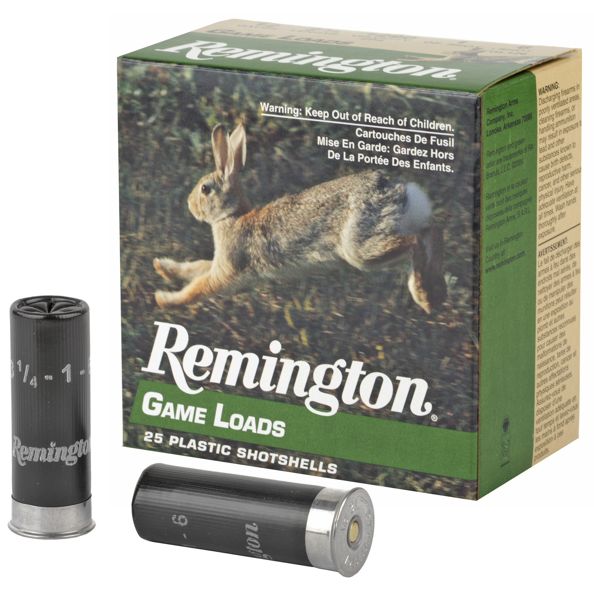 Remington, Lead Game Load, 12 Gauge, Lead, 1 oz, 25 Rounds