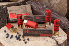 Hornady, Varmint Express, 12 Gauge, Buckshot 4 Buck, 24 Pellets, 10 Rounds