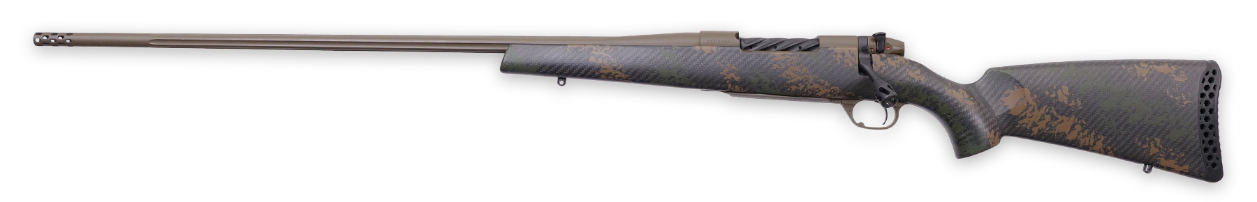 Weatherby Mark V Backcountry 2.0 7mm PRC 24 Inch 5 Patriot Brown Cerakote