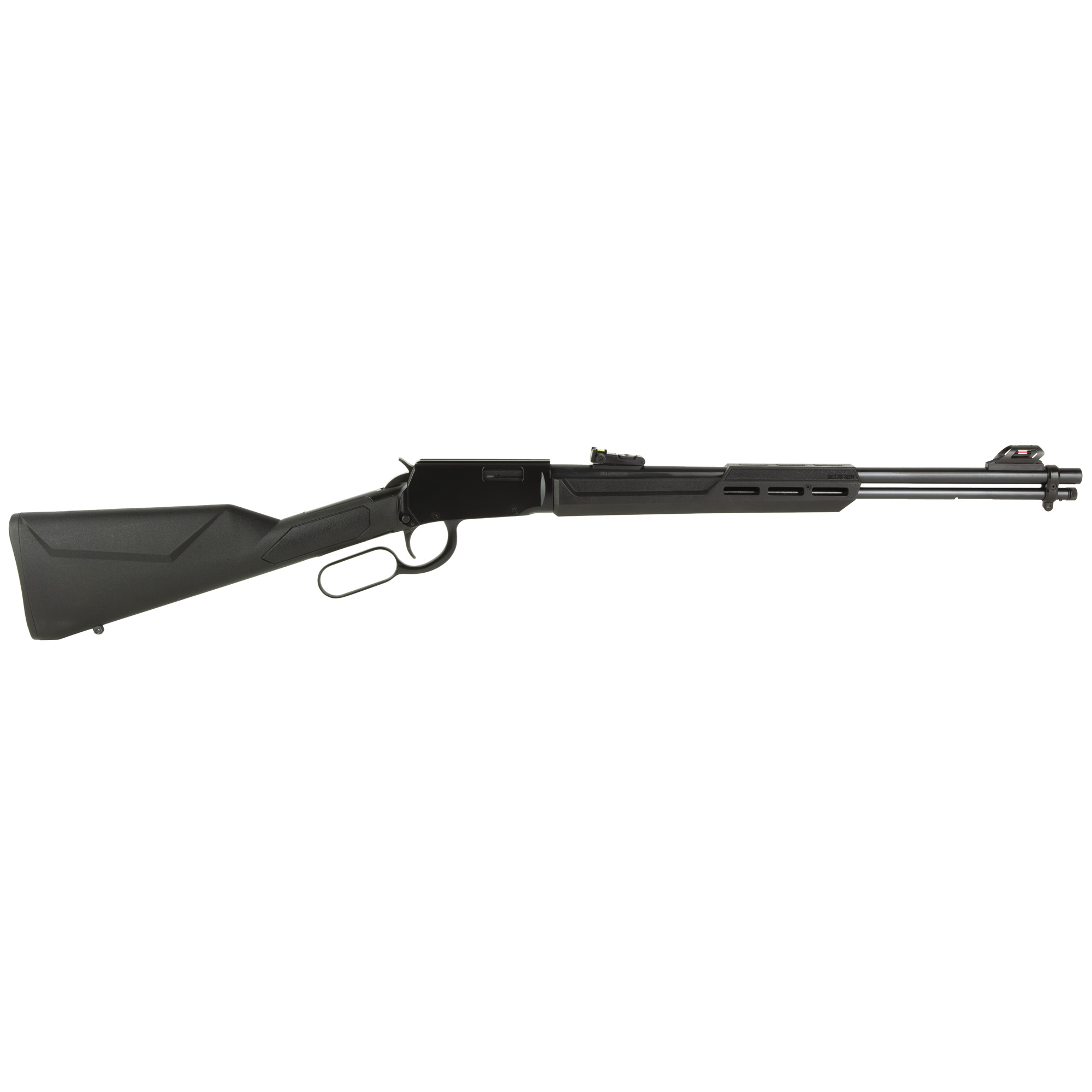Rossi Rio Bravo Lever Action Rifle - Black | .22 WMR | 20" Barrel | 12rd | Synthetic Stock & Forend
