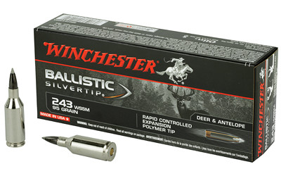 Winchester Ballistic Silvertip 243 WSSM Ballistic Silvertip 95 Grain 20 Rounds