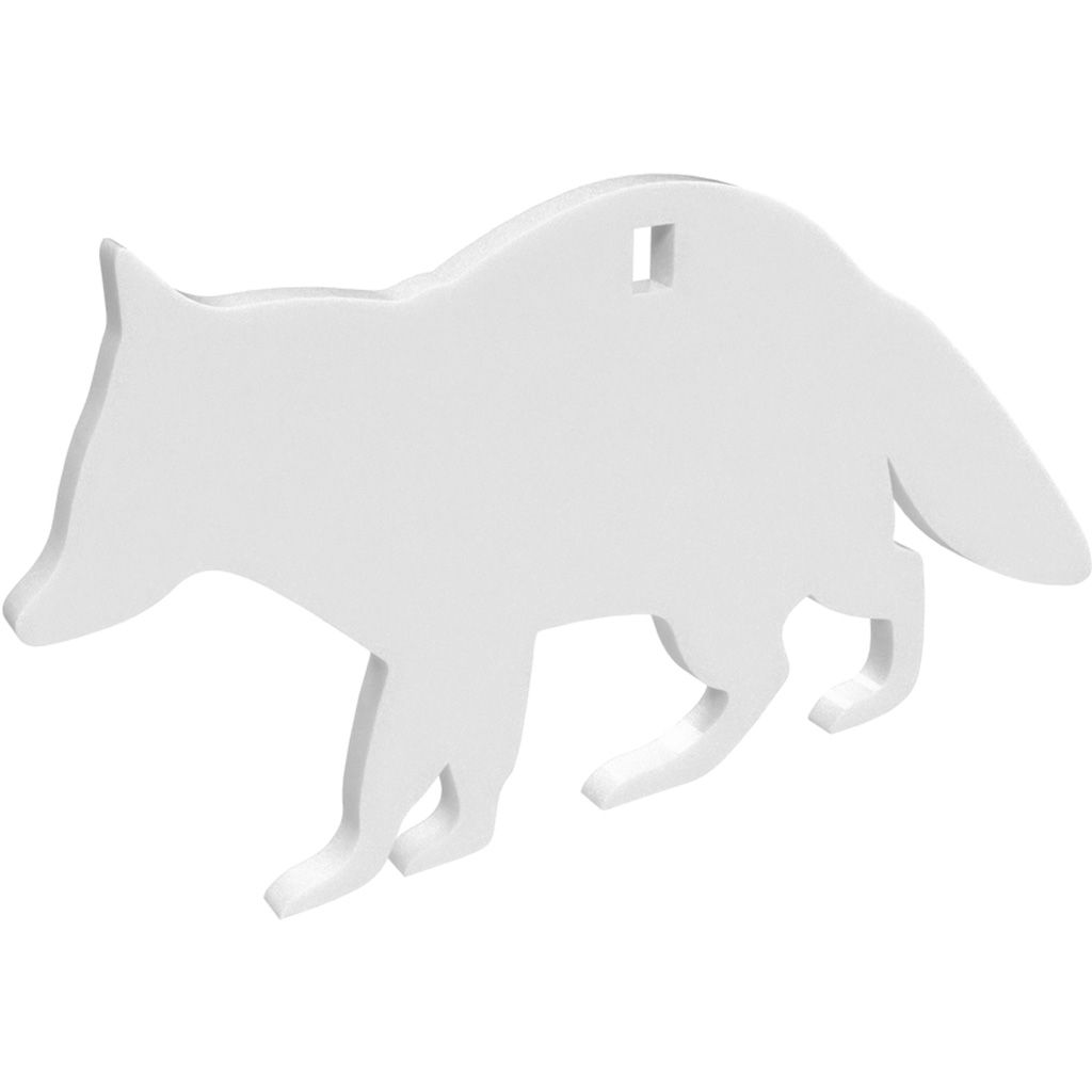 Birchwood Casey Ar500 Silhouette 1-Hole Racoon 3/8"