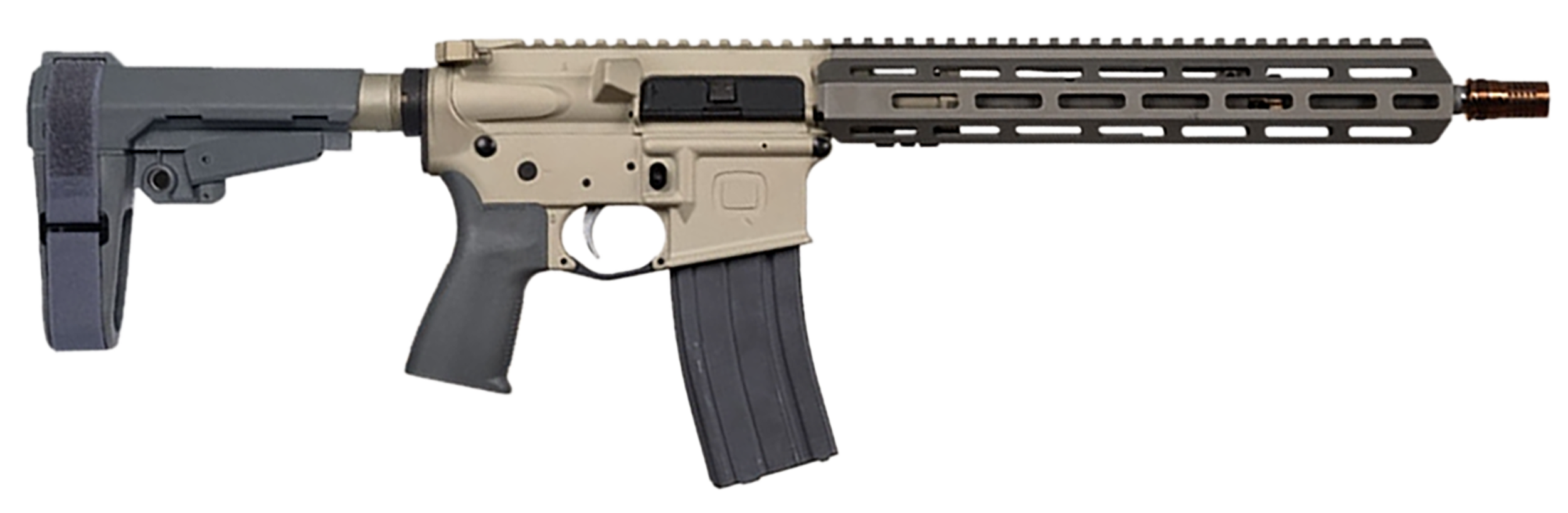 Q LLC Sugar Weasel PISTOL, 5.56 NATO, 13in. Barrel, 30rd, W/BRACE - Gray (SW55613INPISTOL)