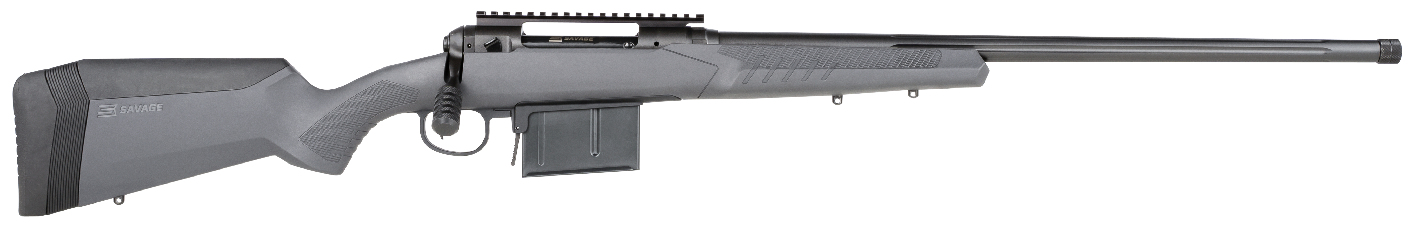 Savage Arms, 110 Tactical, 300 Winchester Magnum, 24 inch, 5+1, Matte Gray/Black