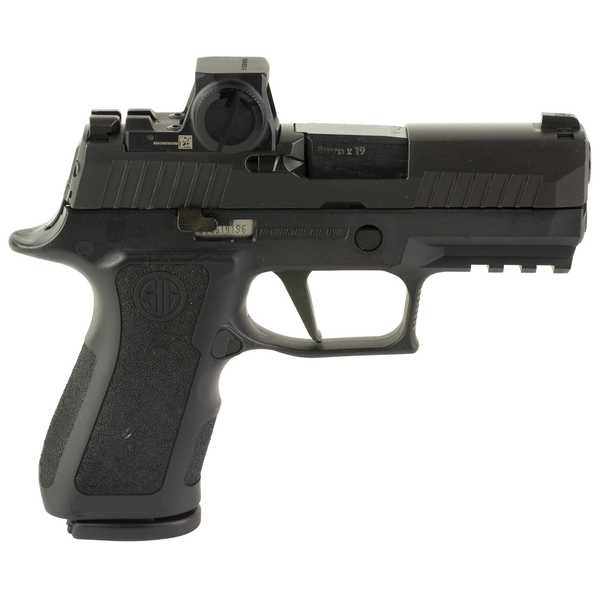 Sig Sauer P320 XCompact 9mm 3.6 inch 10 rounds XSeries Frame Optic Cut Xray3