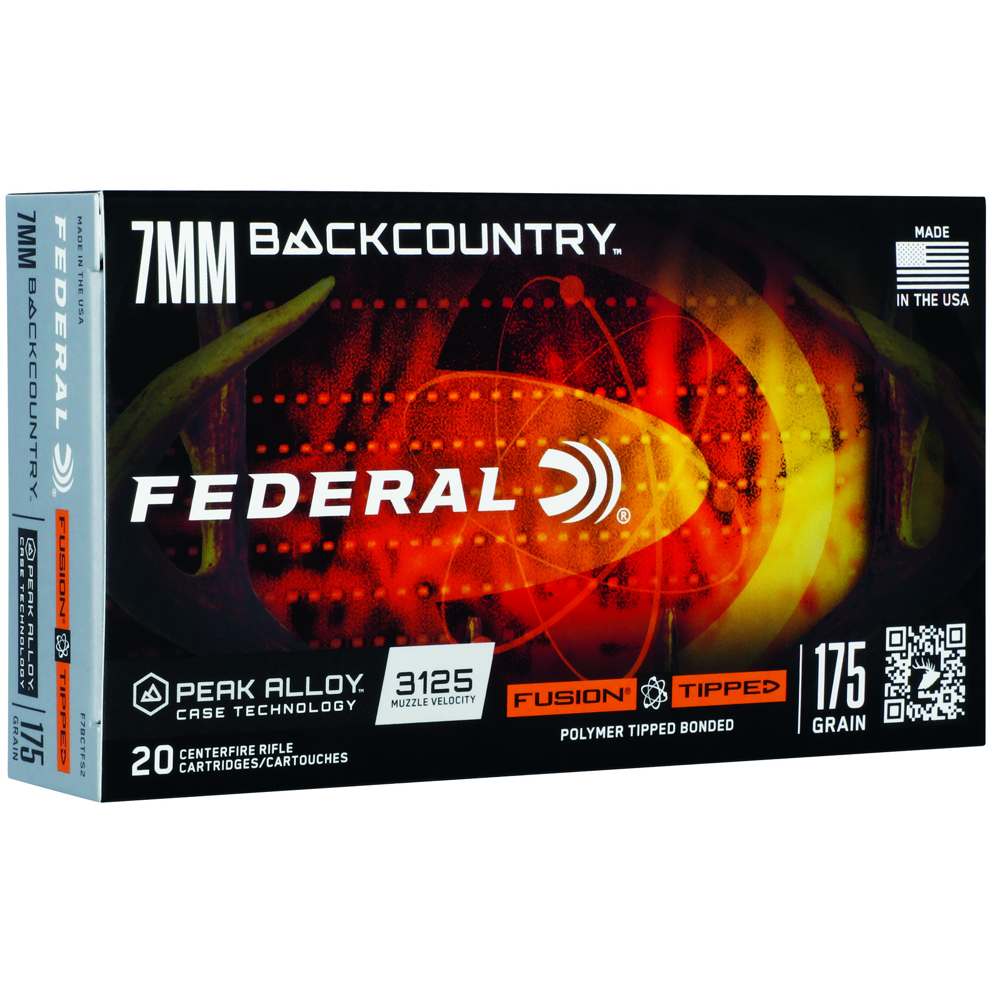 Federal Fusion Backcountry 7mm Fusion Tipped 175 Grain 20 Rounds