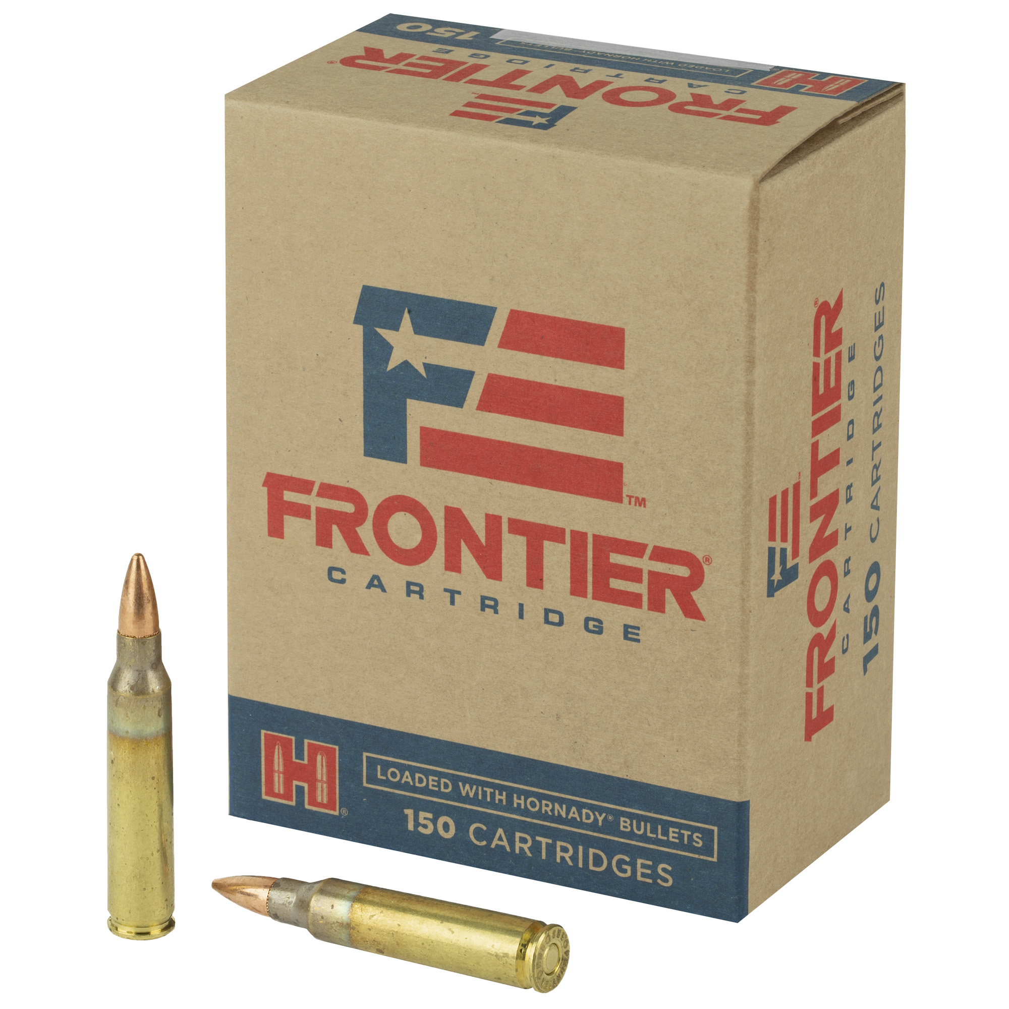 Hornady Frontier Rifle Ammo 223 Rem. 55 gr. FMJ 150 rd.