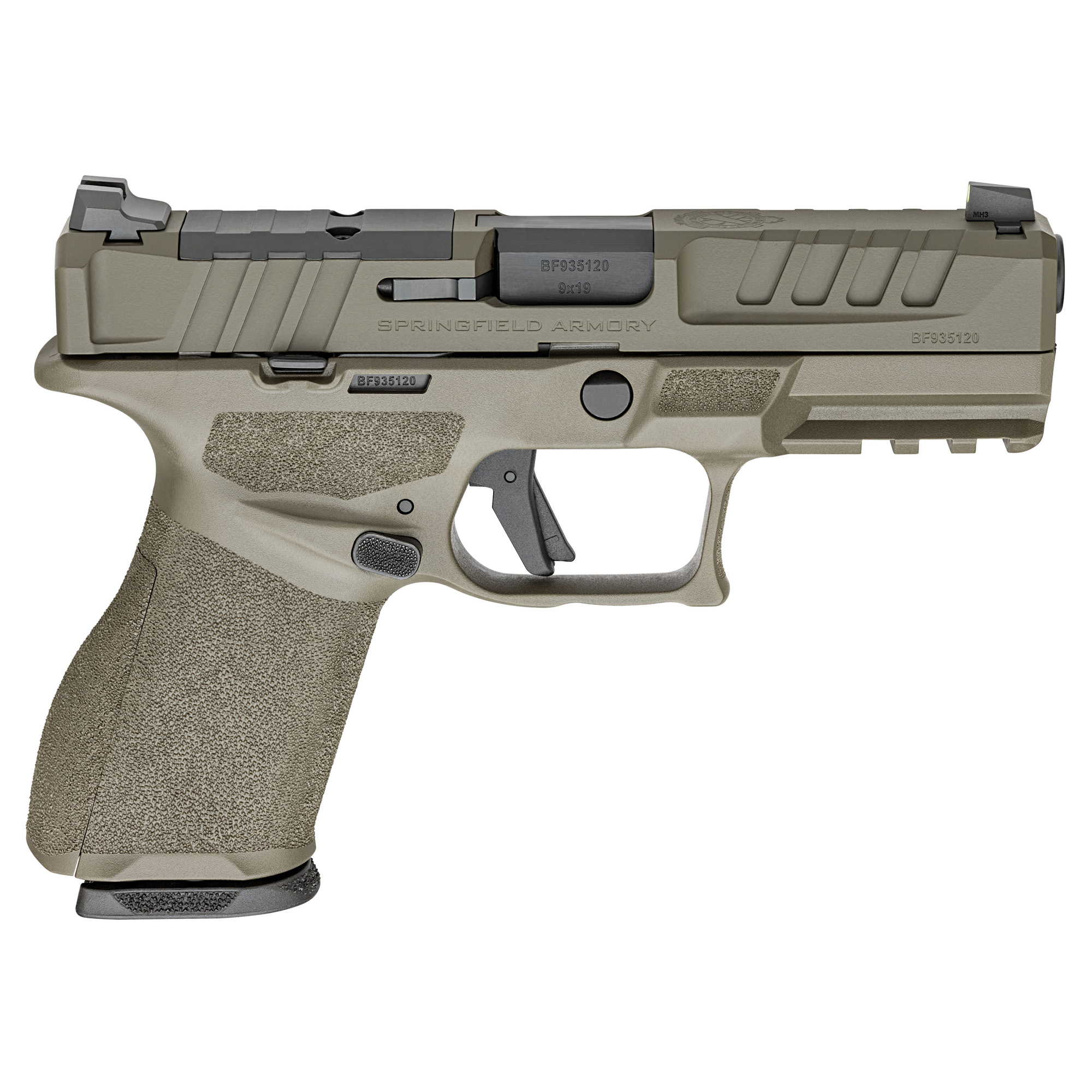 Springfield Armory Echelon 9m 9mm Luger 4 in 10+1 Olive Drab Cerakote