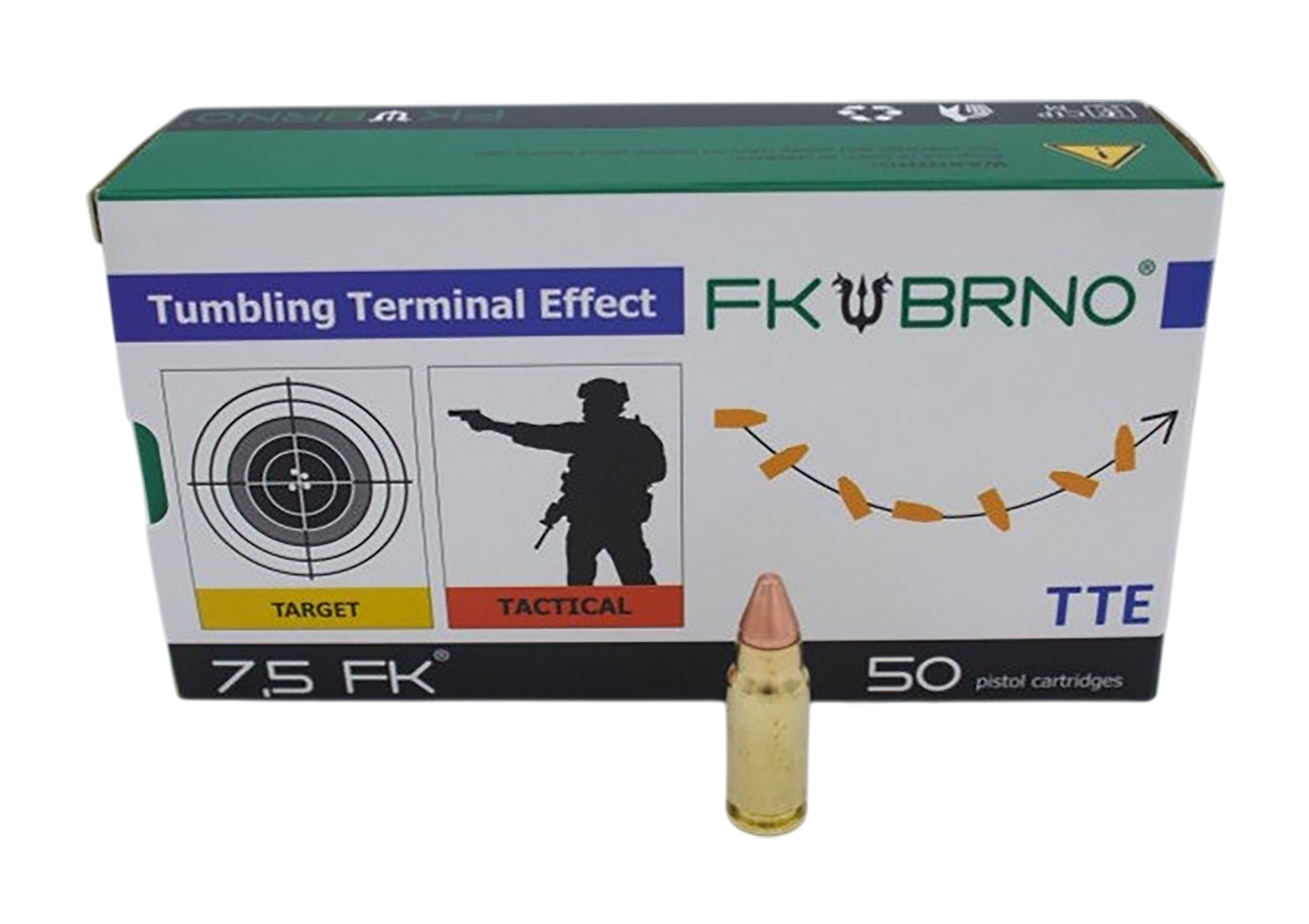 Italian Firearms Group TMTAMMOF7   7.5FK 101gr Spoon Tip 50 Per Box/12 Case