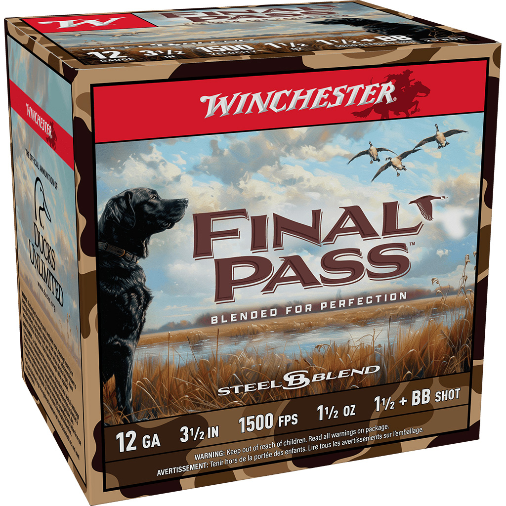 Winchester Final Pass 12 Gauge BB 1.5 Blend 1 1/2 oz 25 Rounds