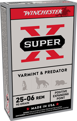 Winchester Super-X 25-06 Remington Positive Expanding Point 90 Grain 20 Rounds