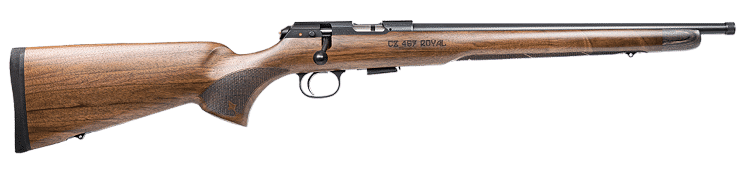 Cz 457 Royal 22 Long Rifle 16.5 inches 5 rounds Walnut Blued