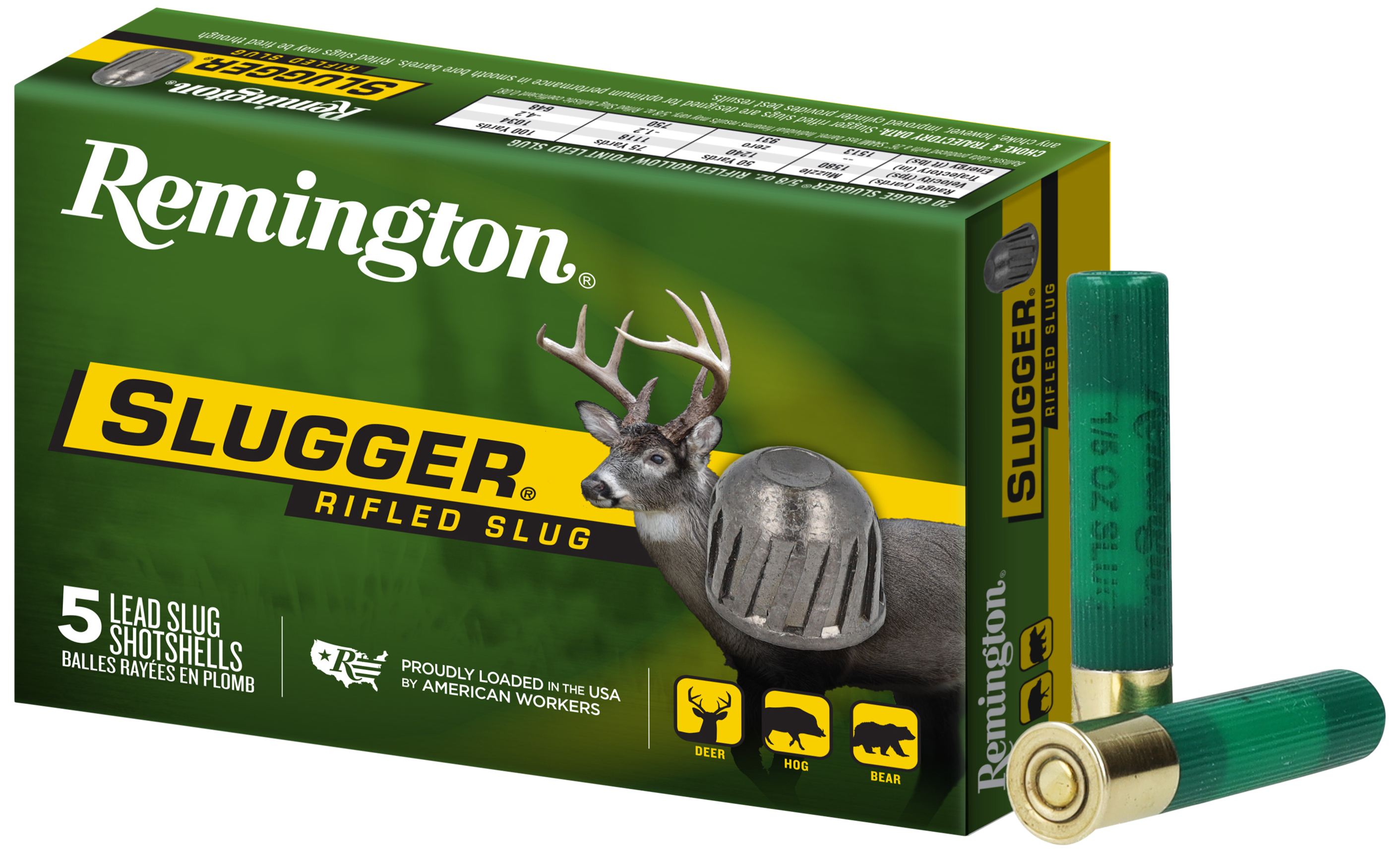 Remington Slugger 410 Gauge Rifled Slug 1/5 Ounce 5 Rounds