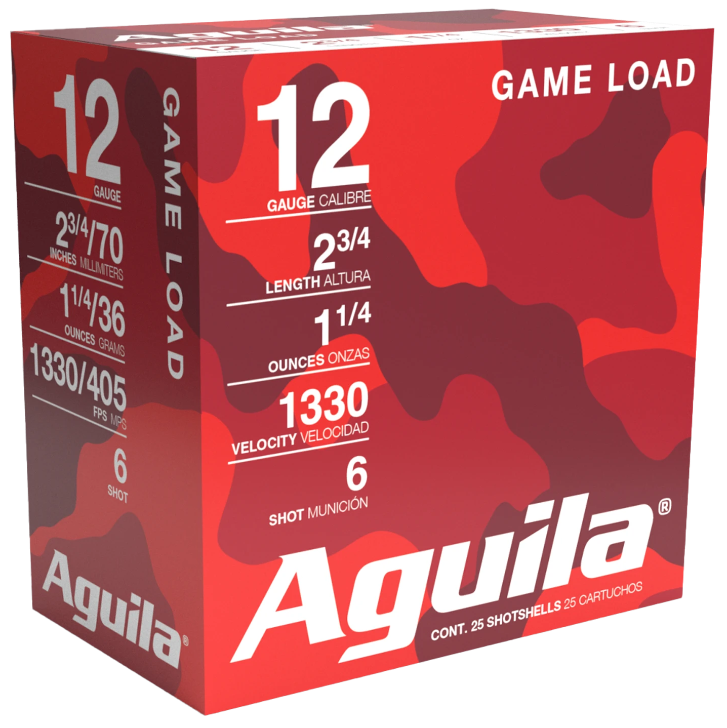 Aguila Ammunition 12 Gauge Birdshot #6 Shot 1.25 Ounce 25 Rounds