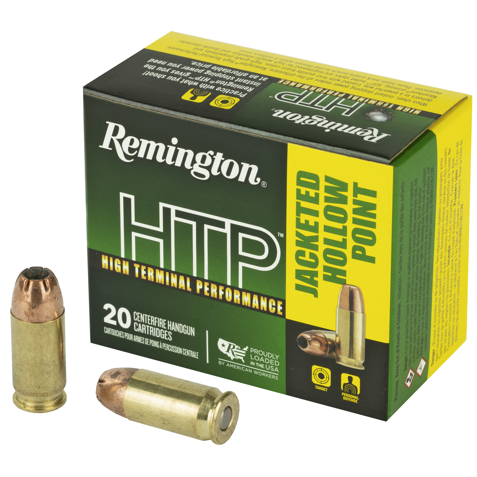 Remington HTP 45 ACP Jacketed Hollow Point 230 Grain 20 Rounds