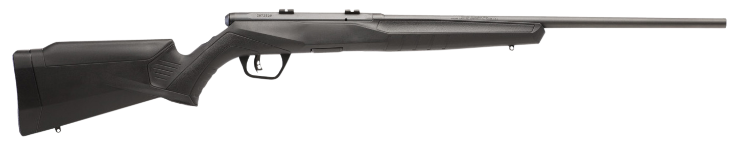 Savage B17F Compact 17 HMR 18 inch 10+1 Matte Blued Synthetic Stock Left Hand