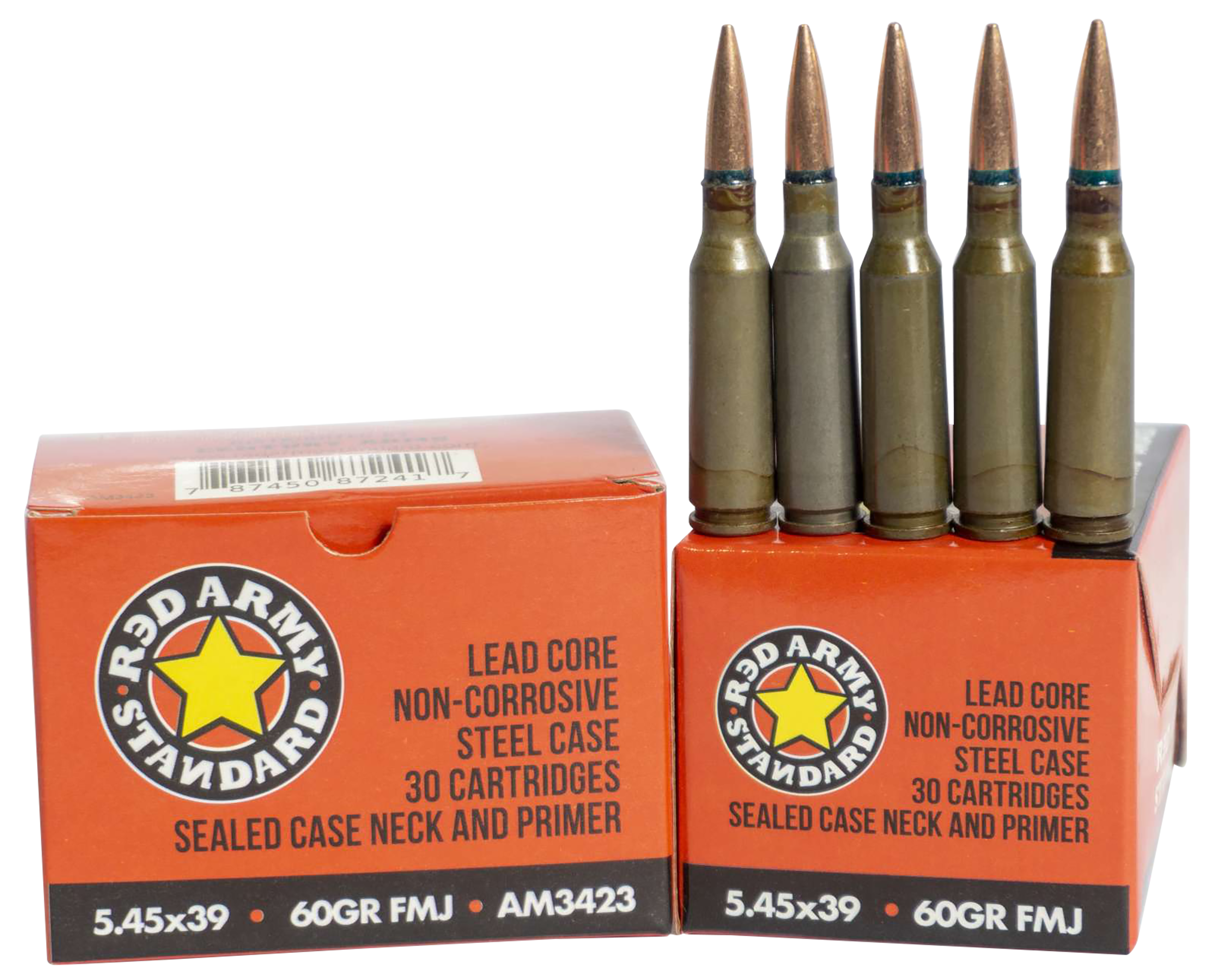 Red Army Standard AM3423 5.45x39mm Full Metal Jacket 60 Grain 30 Rounds