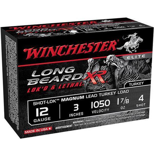 Winchester Long Beard XR Shotshell 12 Gauge One Seven Eighths Ounce Four Shot 10 Rounds