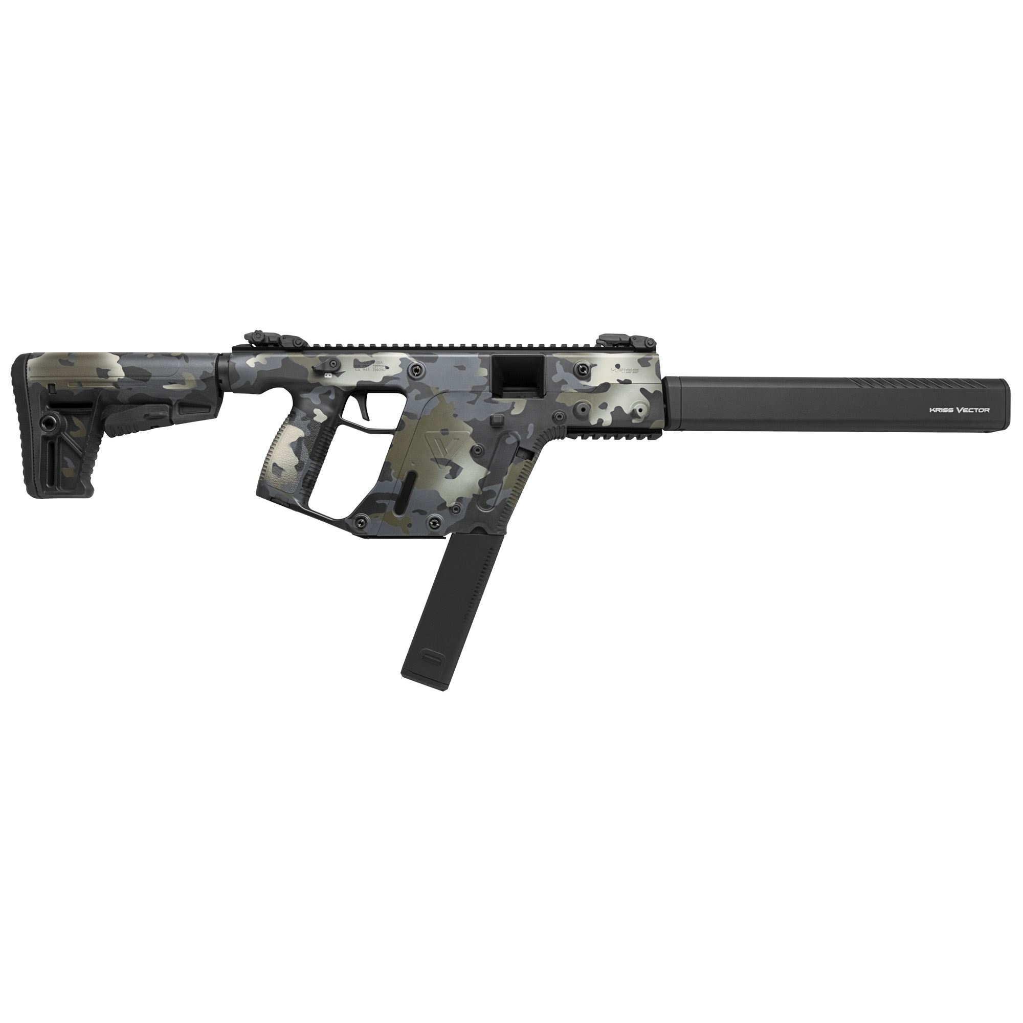 Kriss Vector CRB G2 45 ACP 16 in 30 Rounds MC Black Camo Cerakote