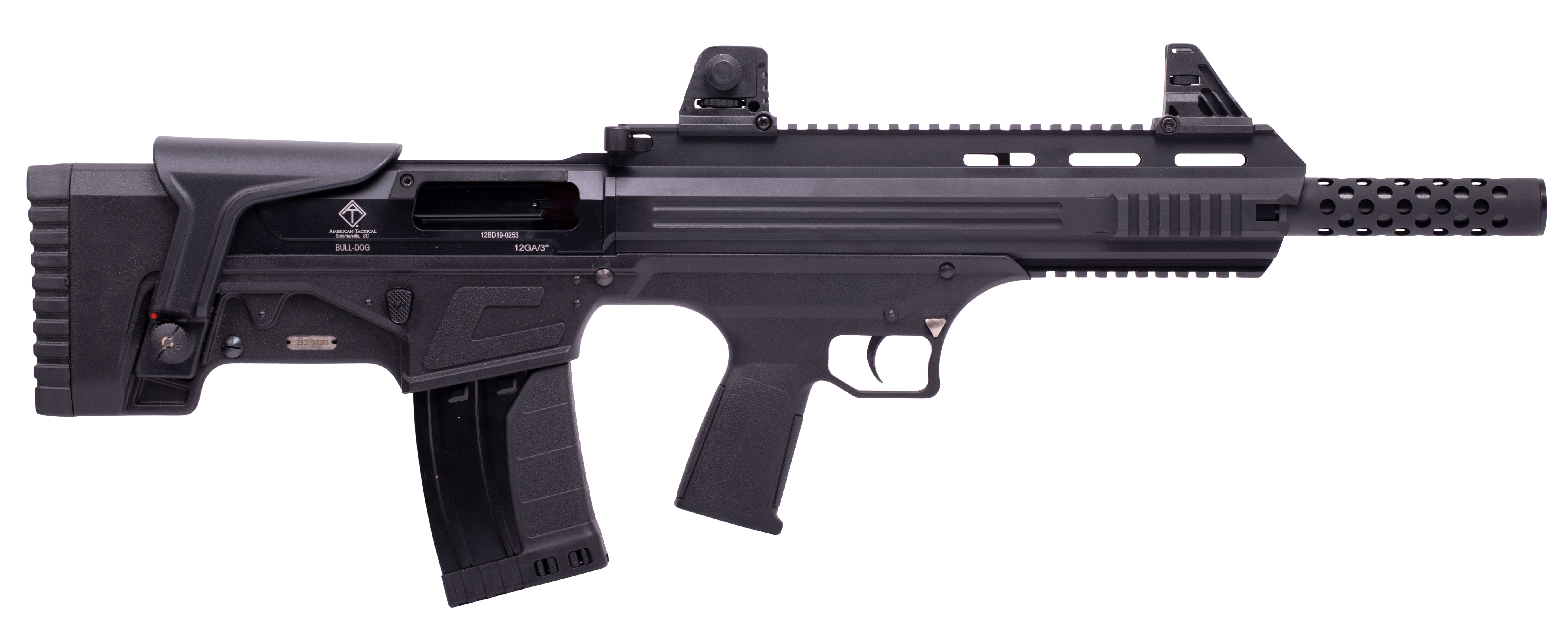 American Tactical Inc Bulldog SGA Bullpup 12 Gauge 18.5in 5 Round Black Finish