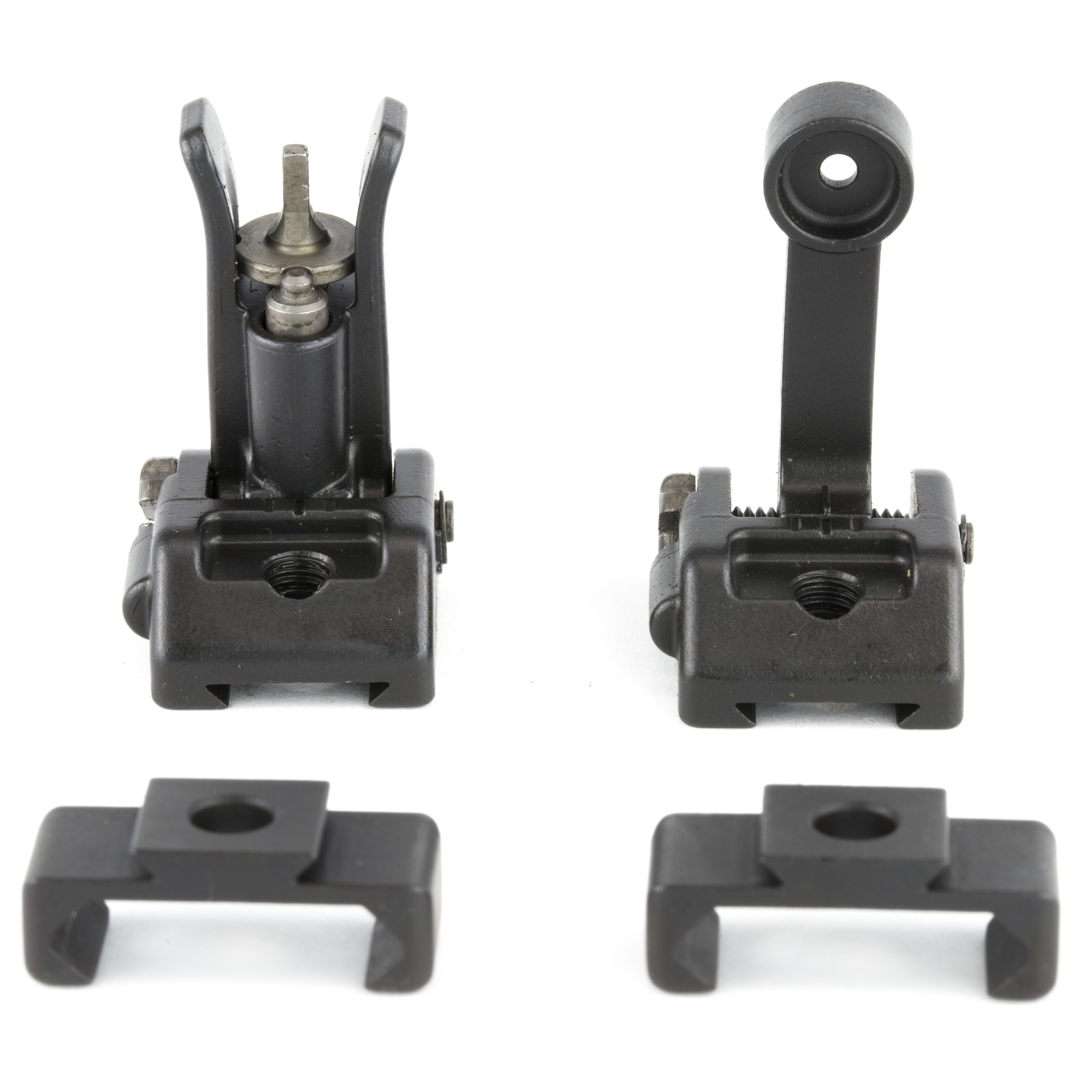 Griffin Armament M2 Sights FrontRear Kit Picatinny 12 Oclock 45 Degree Bases