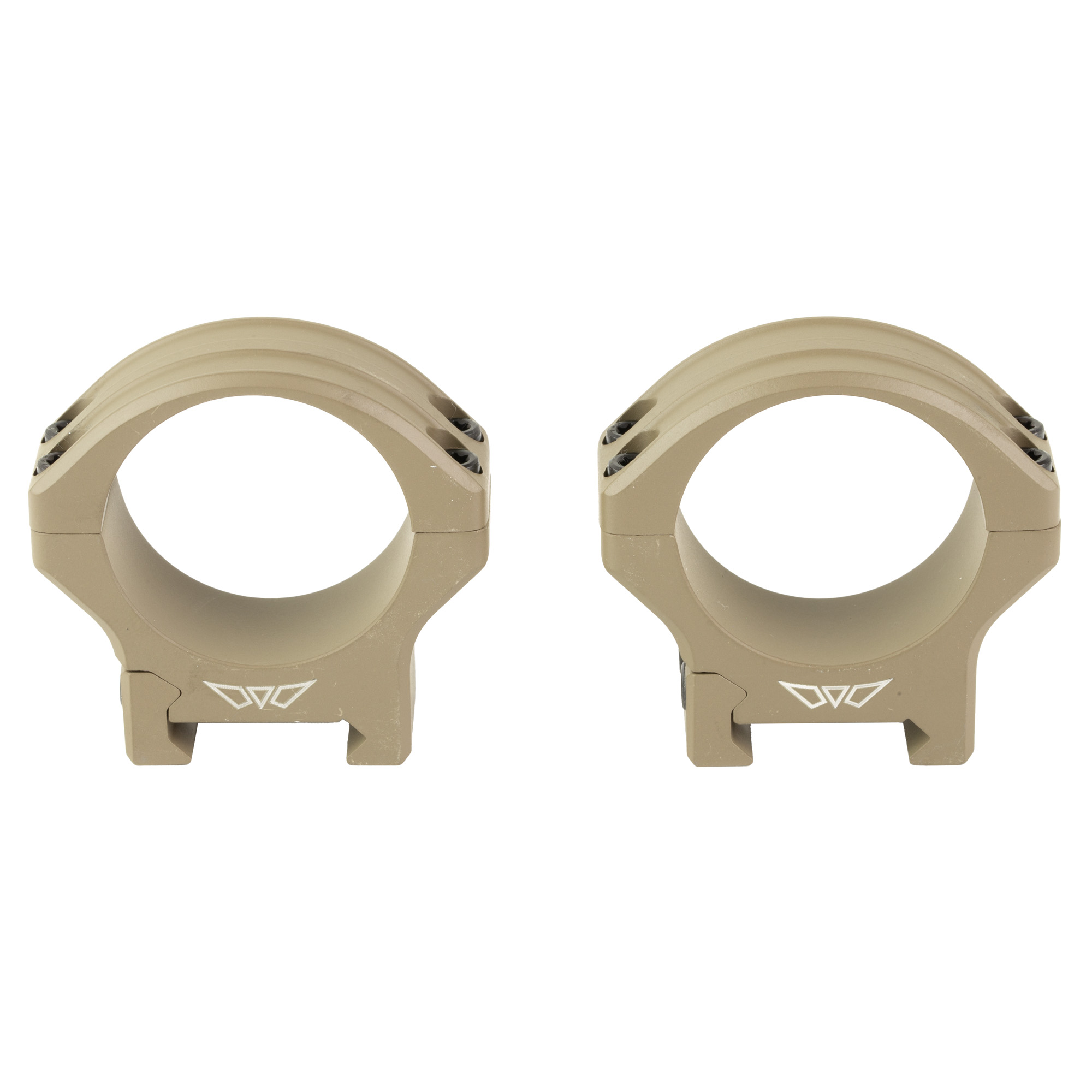 Warne HyperLite 34mm Low Scope Rings MagnaFusion alloy Stanag 4694 Picatinny Weaver compatible 2.27 oz per pair