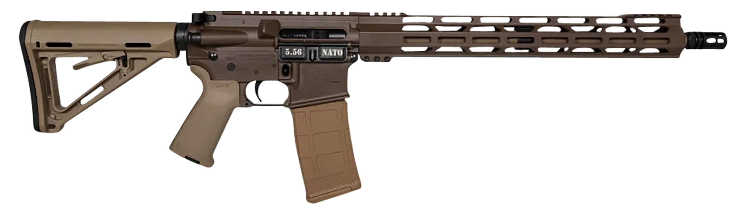 Diamondback DB15 5.56x45mm 16 in Barrel 30 round Capacity Brown Cerekote