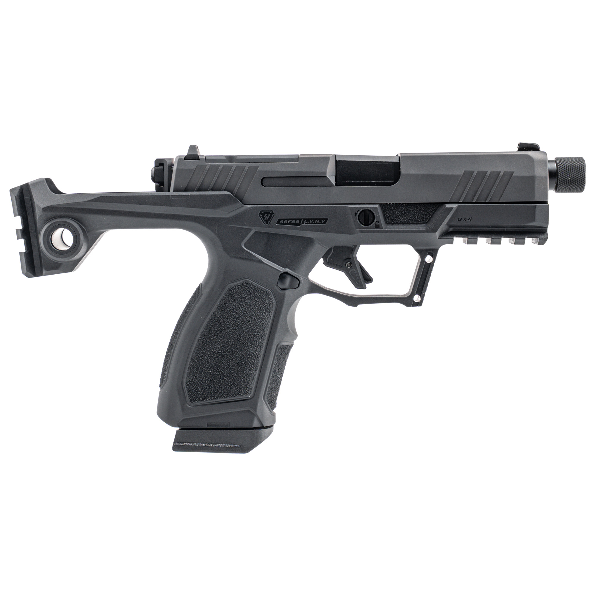 Taurus GX4 CARRY Pistol - Black | 9MM | 3.7" | 2 X 15RD | TORO Optic Ready Slide | Picatinny Rail | Stabilizer
