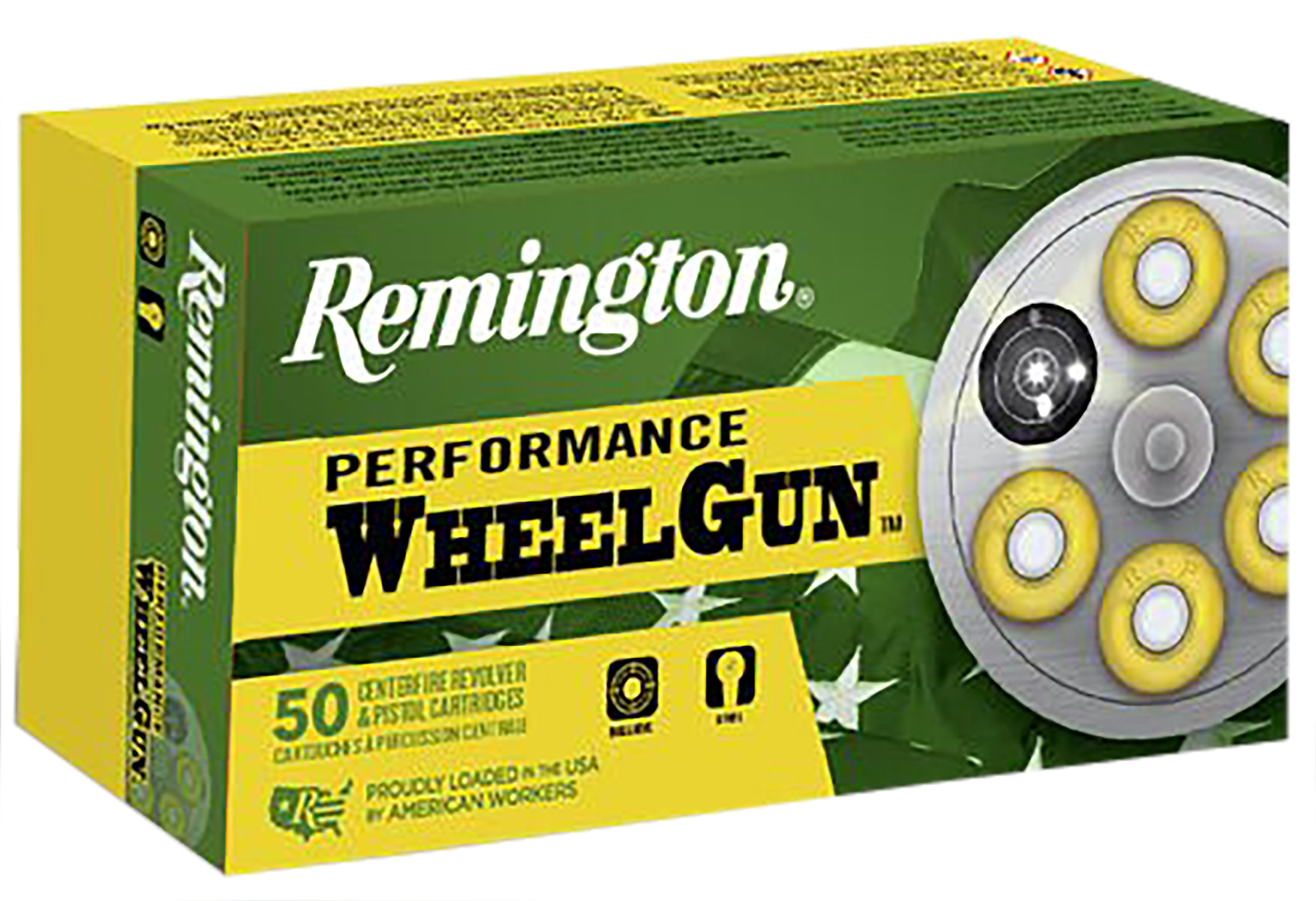 Remington, Performance WheelGun, .45 Colt, Lead Round Nose, 250 Grain, 50 Rounds