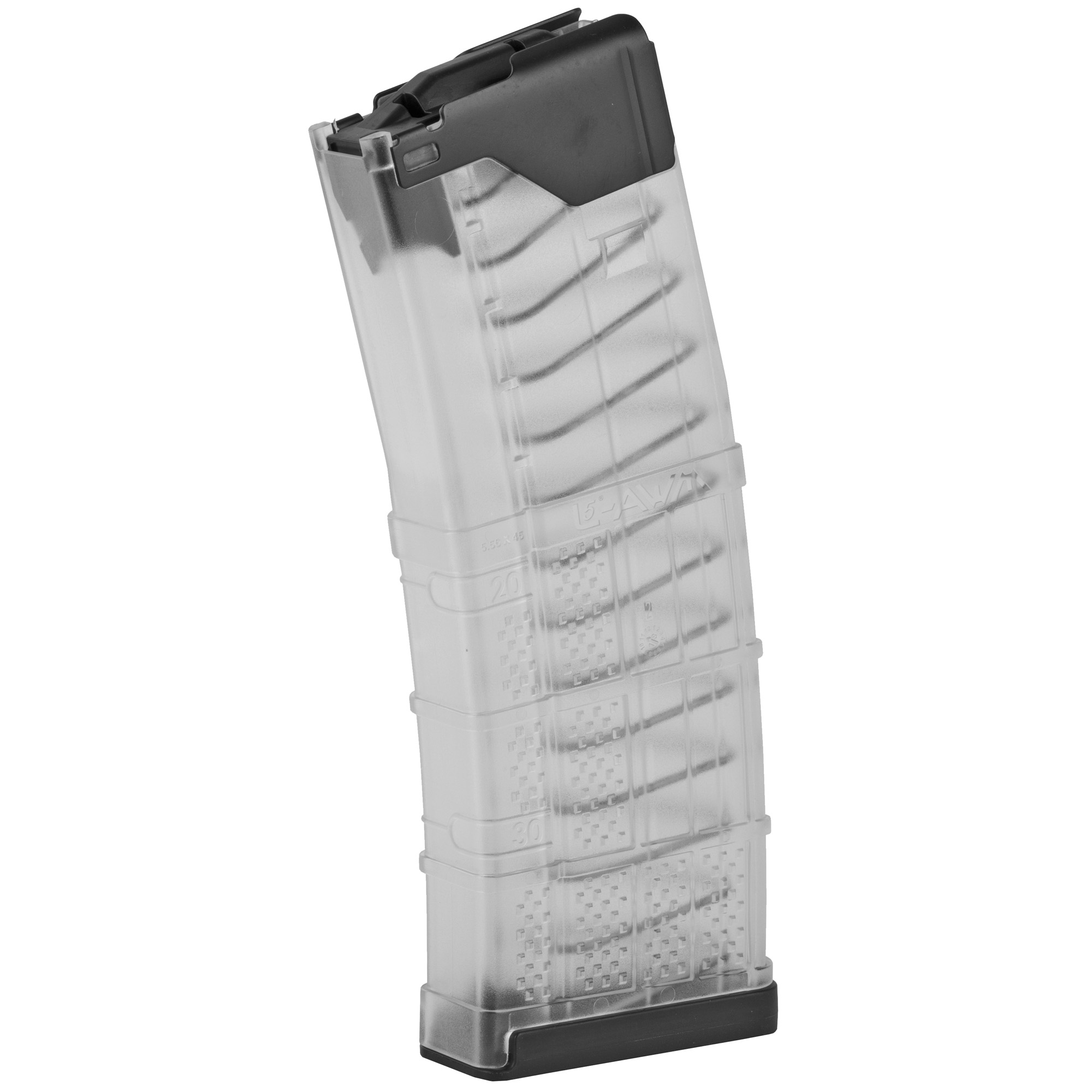 Lancer Systems L5AWM 30rd Trans Clear Magazine for AR Rifles 223 Rem 556 NATO