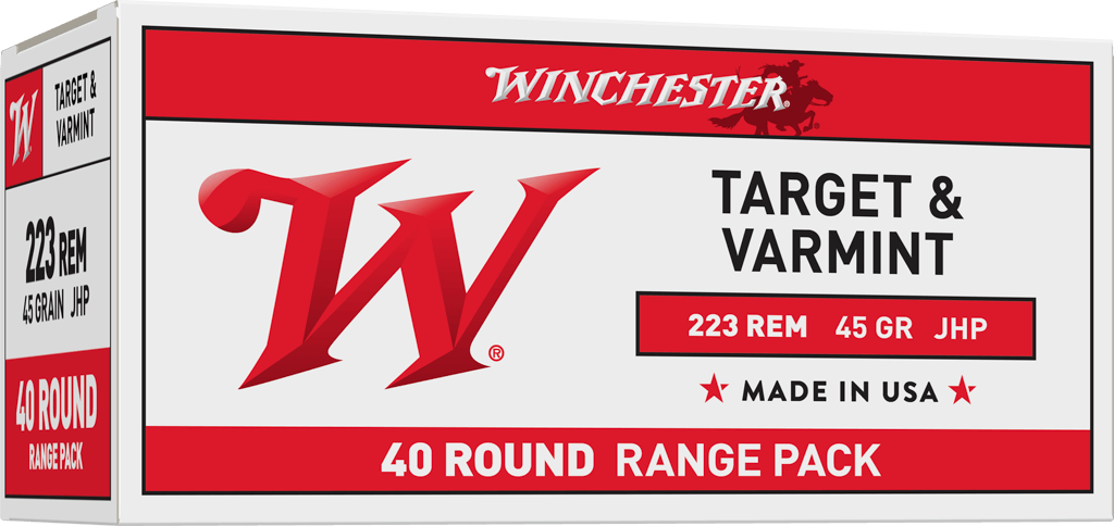 Winchester Usa Rifle 223 Remington Jacketed Hollow Point 45 Grain 40 Rounds
