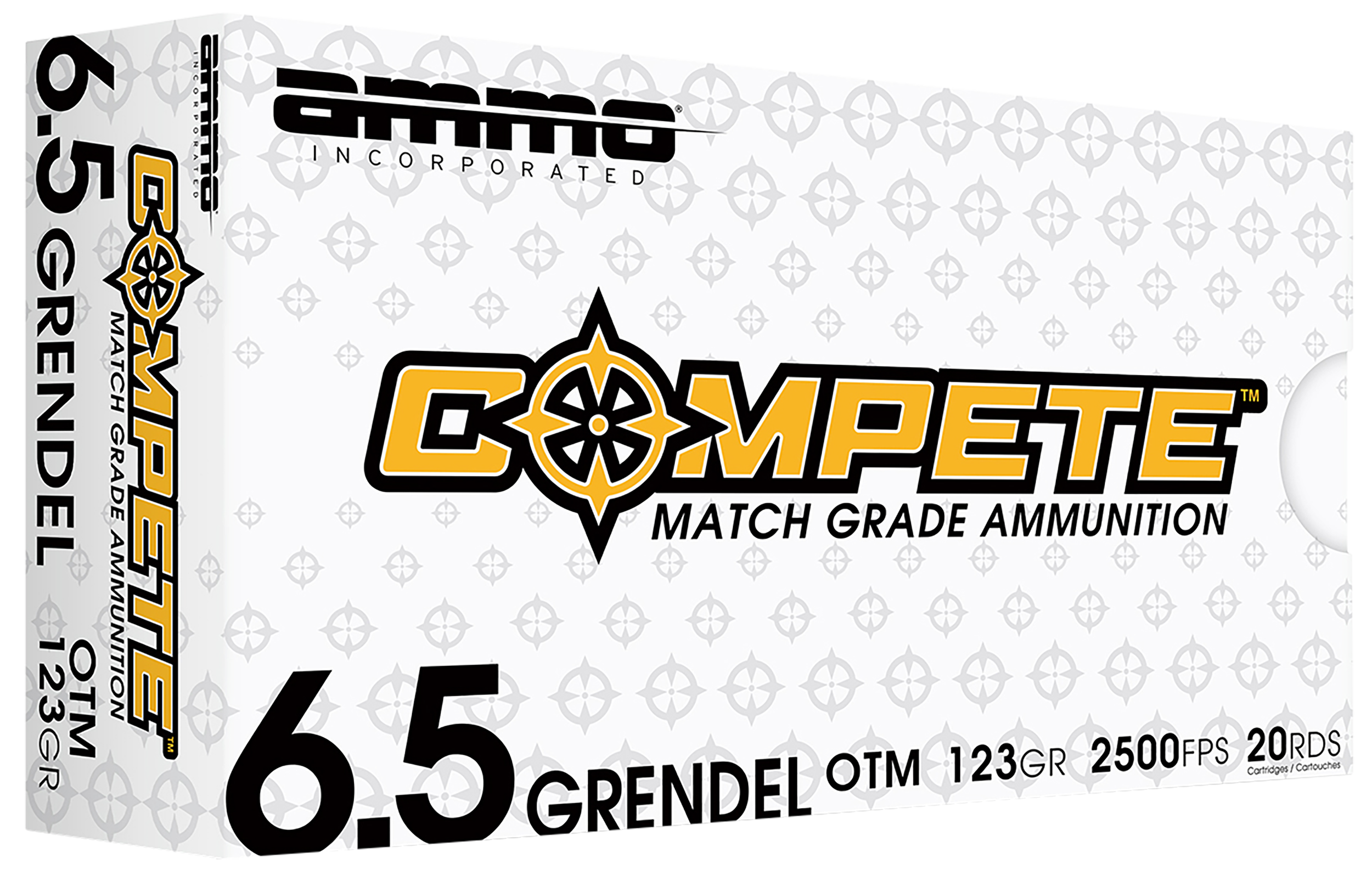 Ammo Inc 65GR123BTHPA20 Match 6.5Grendel 123gr Open Tip Match 20 Rounds