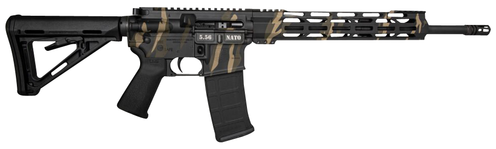 Diamondback Db15 Carbon 5.56x45mm Nato 16 inch 30 rounds Tigerstripe Green Brown